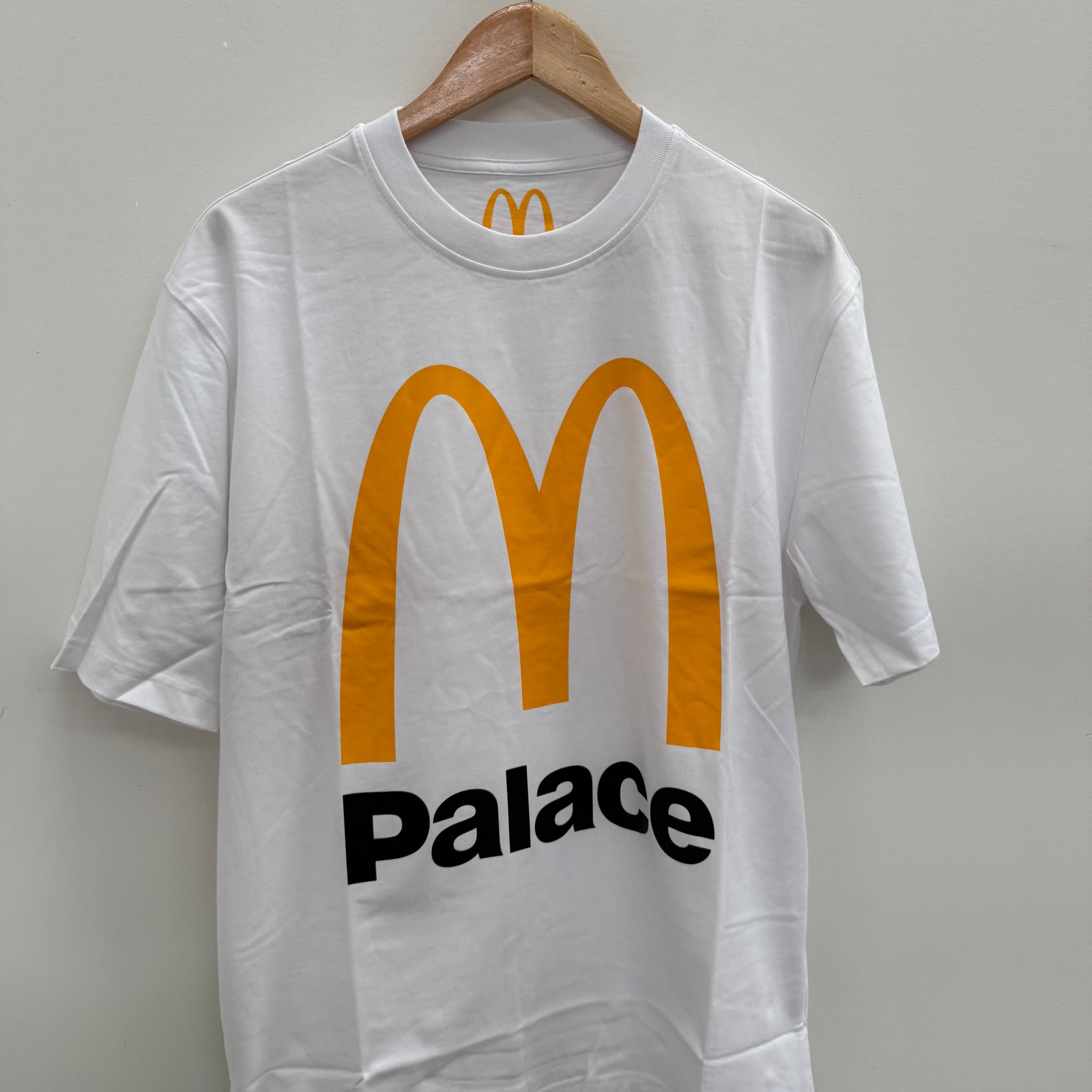 Palace x McDonald's Logo White T Shirt
