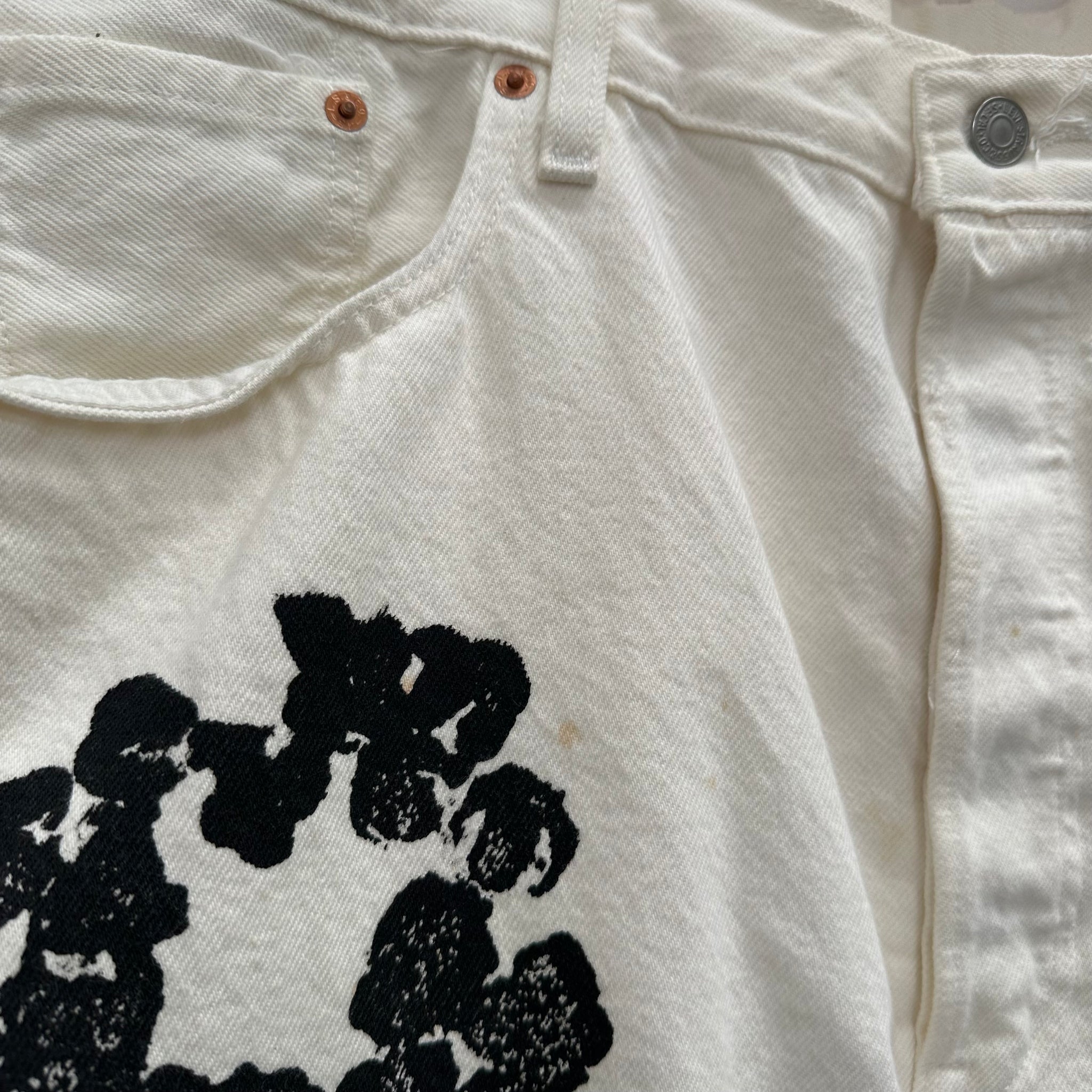 Denim Tears Cotton Wreath Jeans (White) 40 x 34