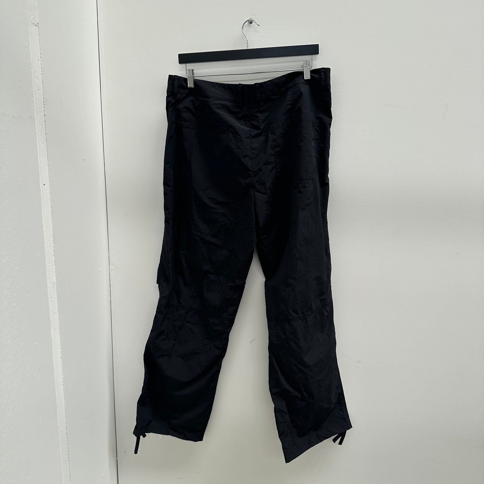 Helmut Lang Nylon Black Cargo Pant (Size 38)