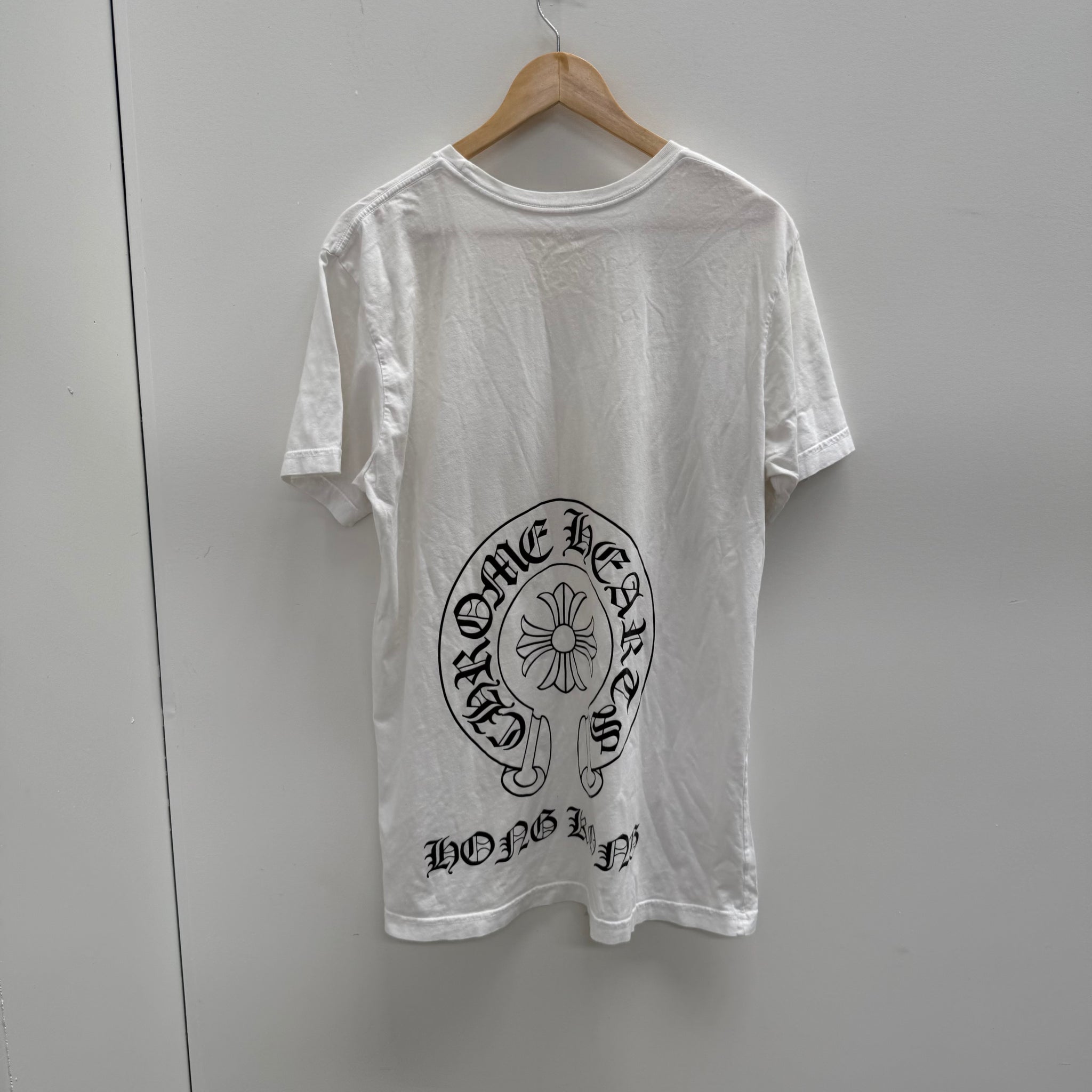 Chrome Hearts Hong Kong White T-shirt (Size XL)