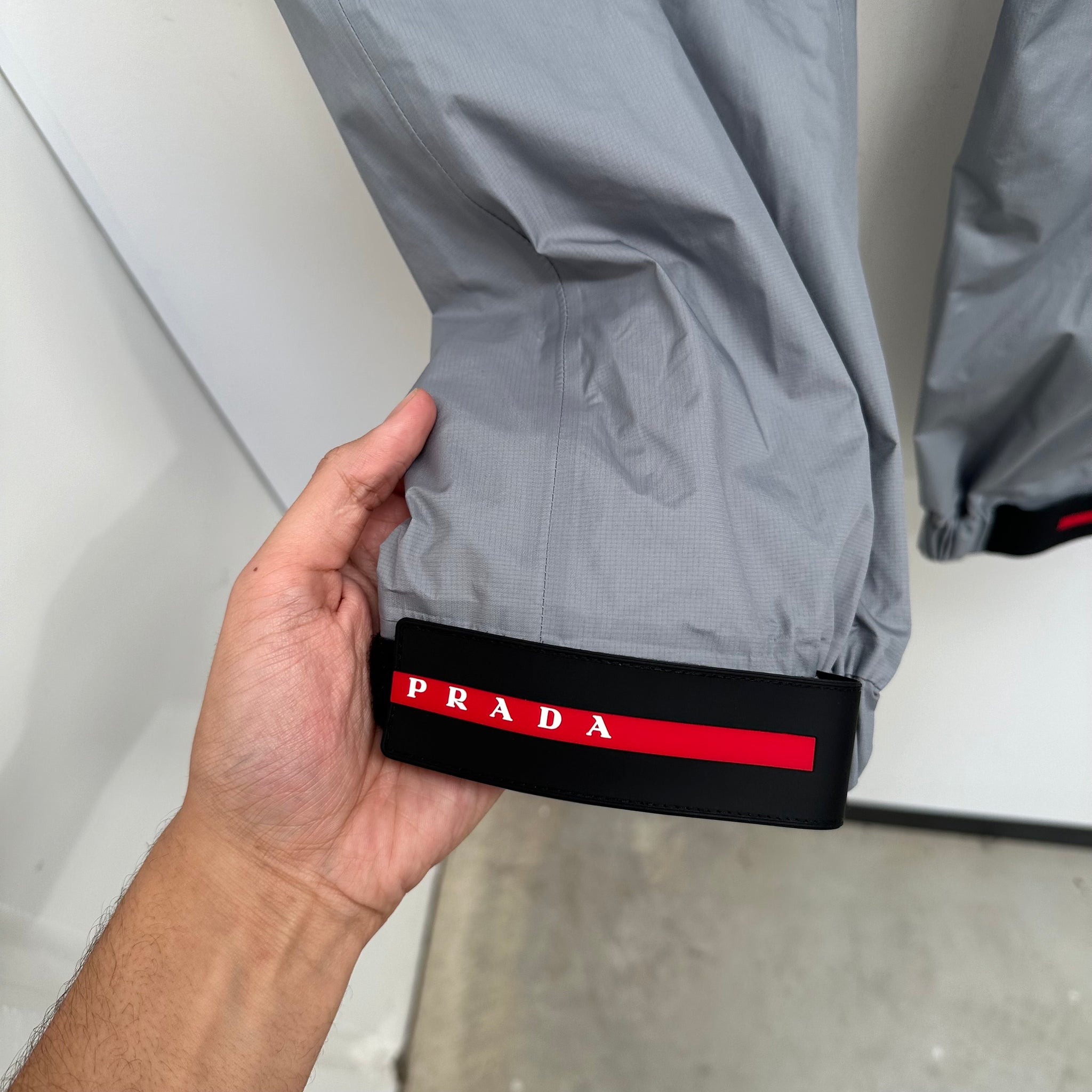 Prada Linea Rossa Grey Nylon Pants 2018