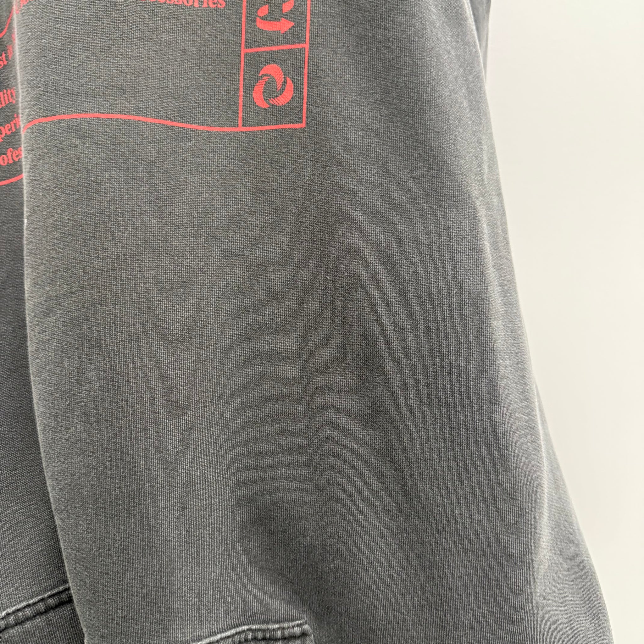Balenciaga Europe F/W 18 Grey Hoodie (fits L-XL)
