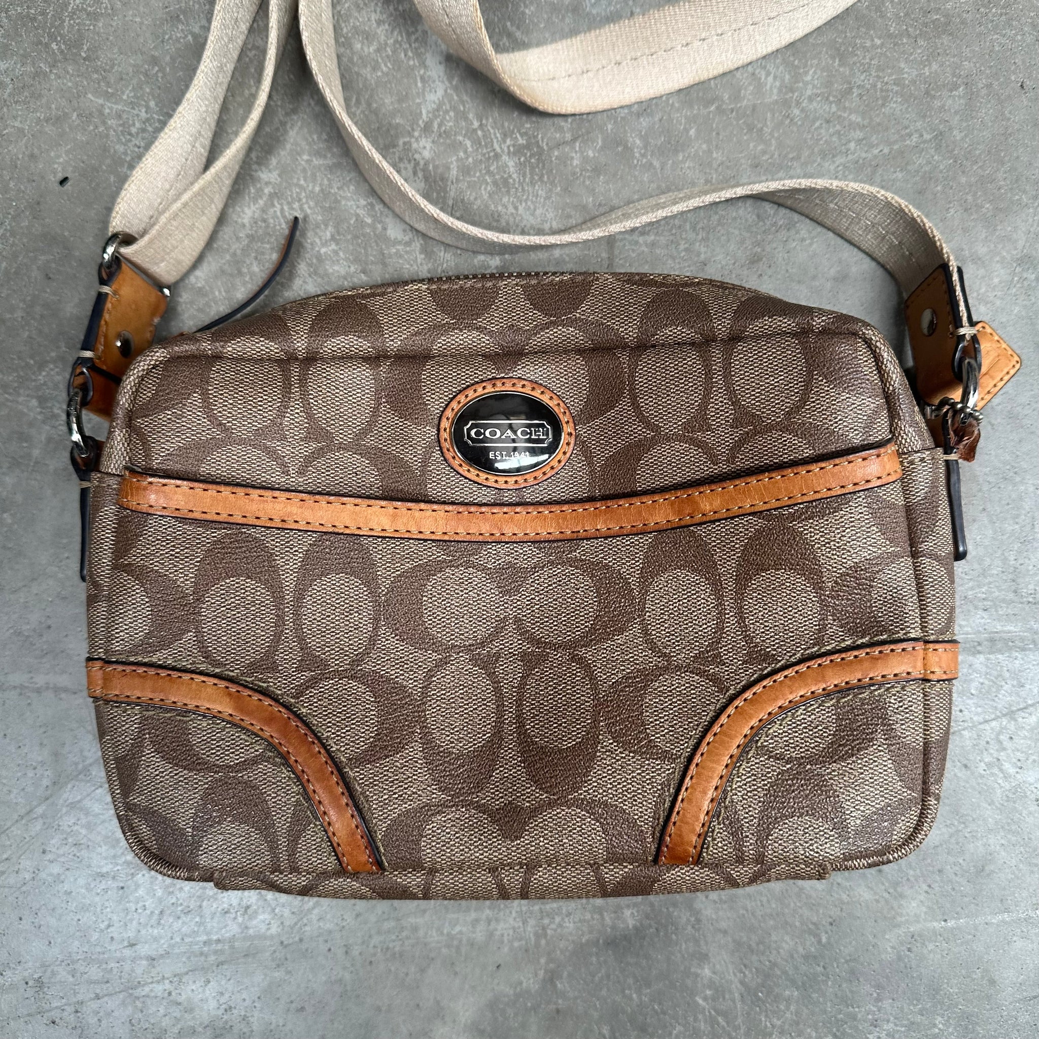 Coach Crossbody/Messenger Logo Bag