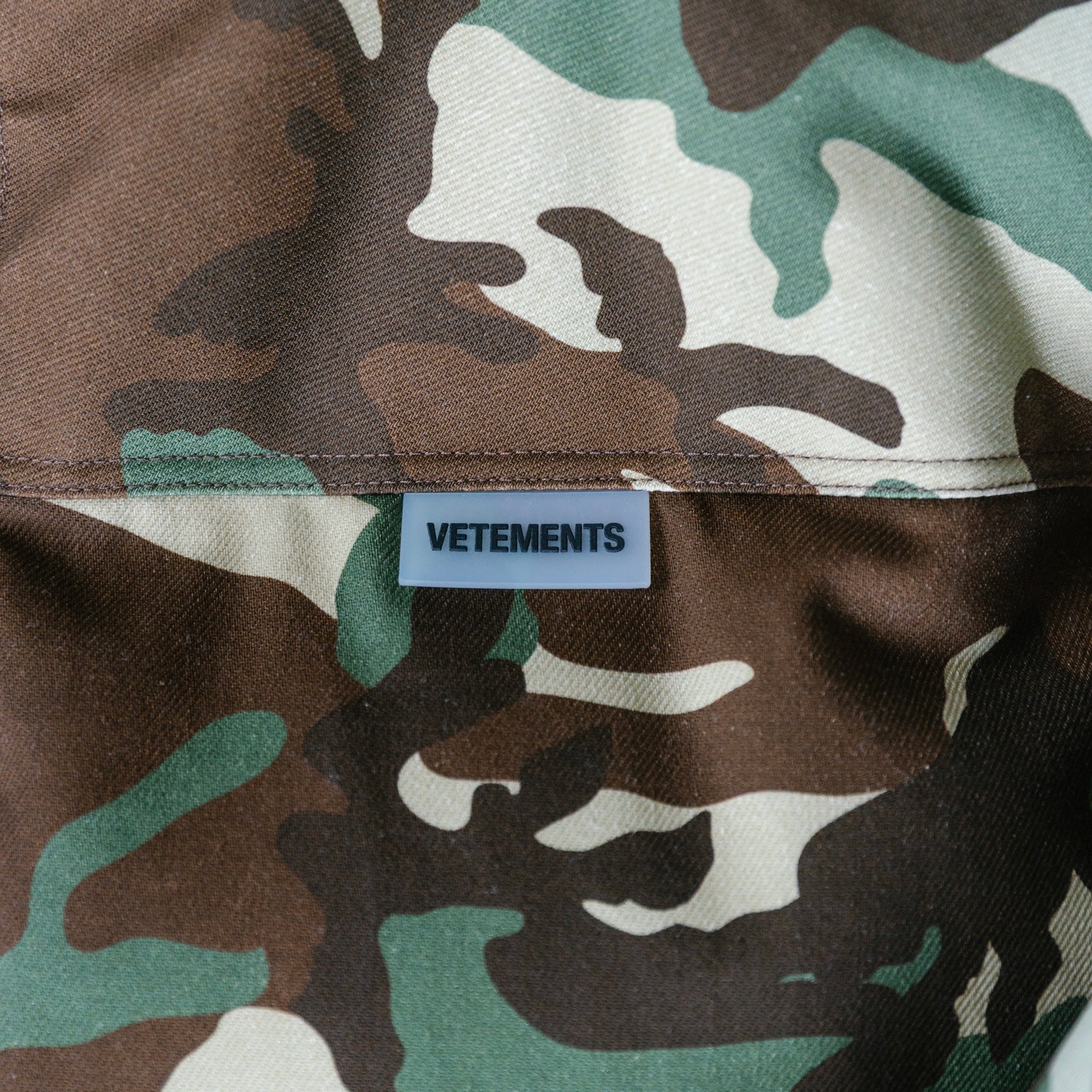 Vetements Camo Print Long Puffer Jacket (fits L-XL)
