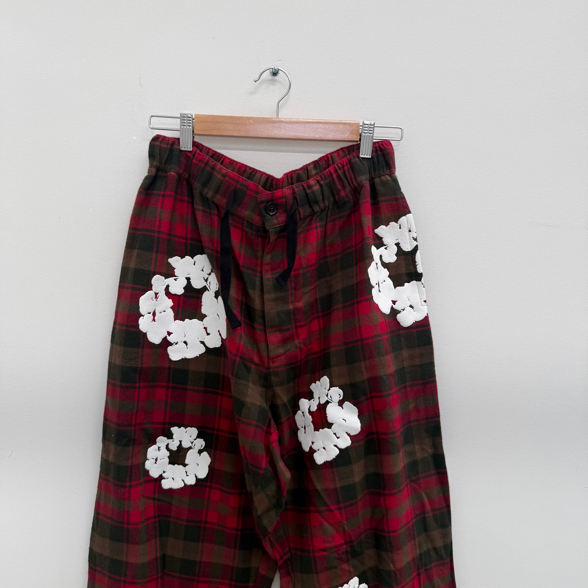 Denim Tears Wreath Pajama Pants 'Red' (Size S)