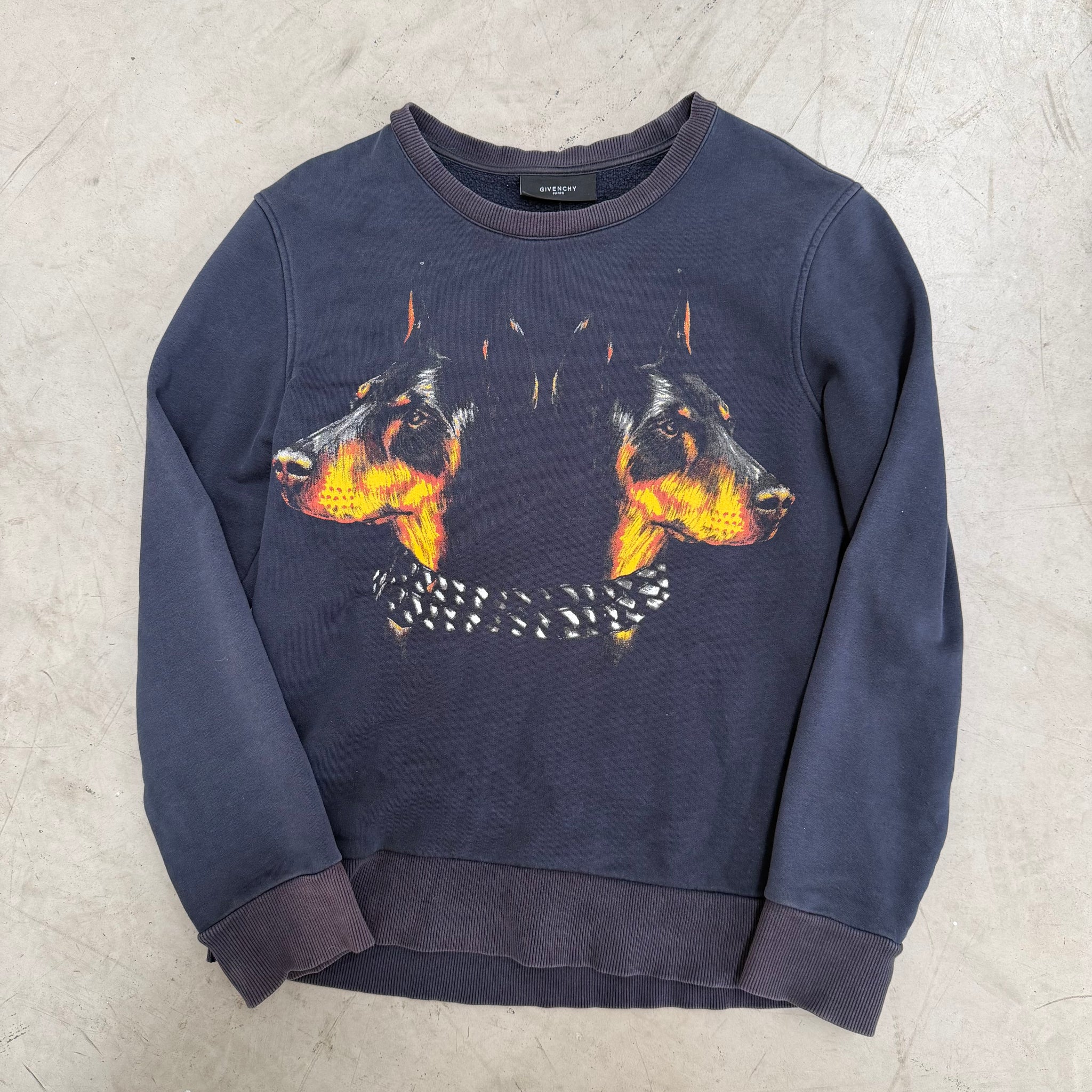 Givenchy FW13 Doberman Navy Crewneck (fits S-M)