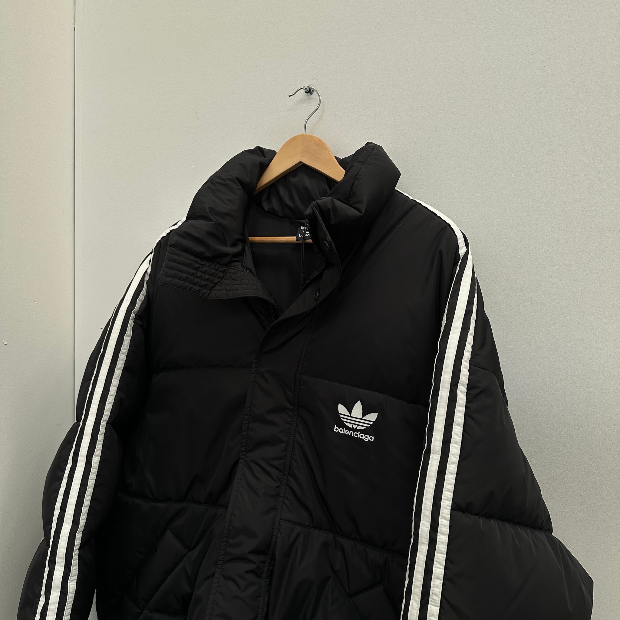 Balenciaga x Adidas Puffer Jacket in Black