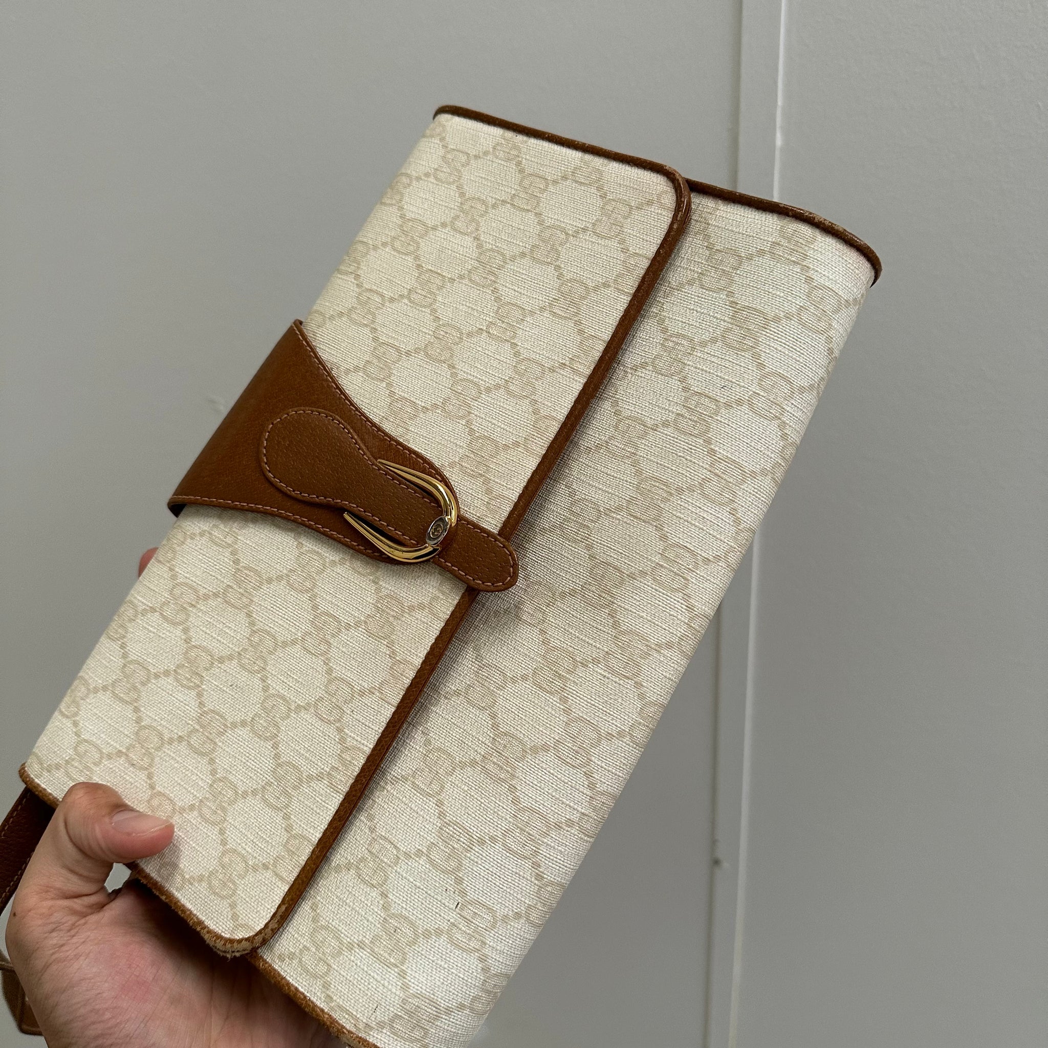 Gucci White Rectangle Crossbody Bag