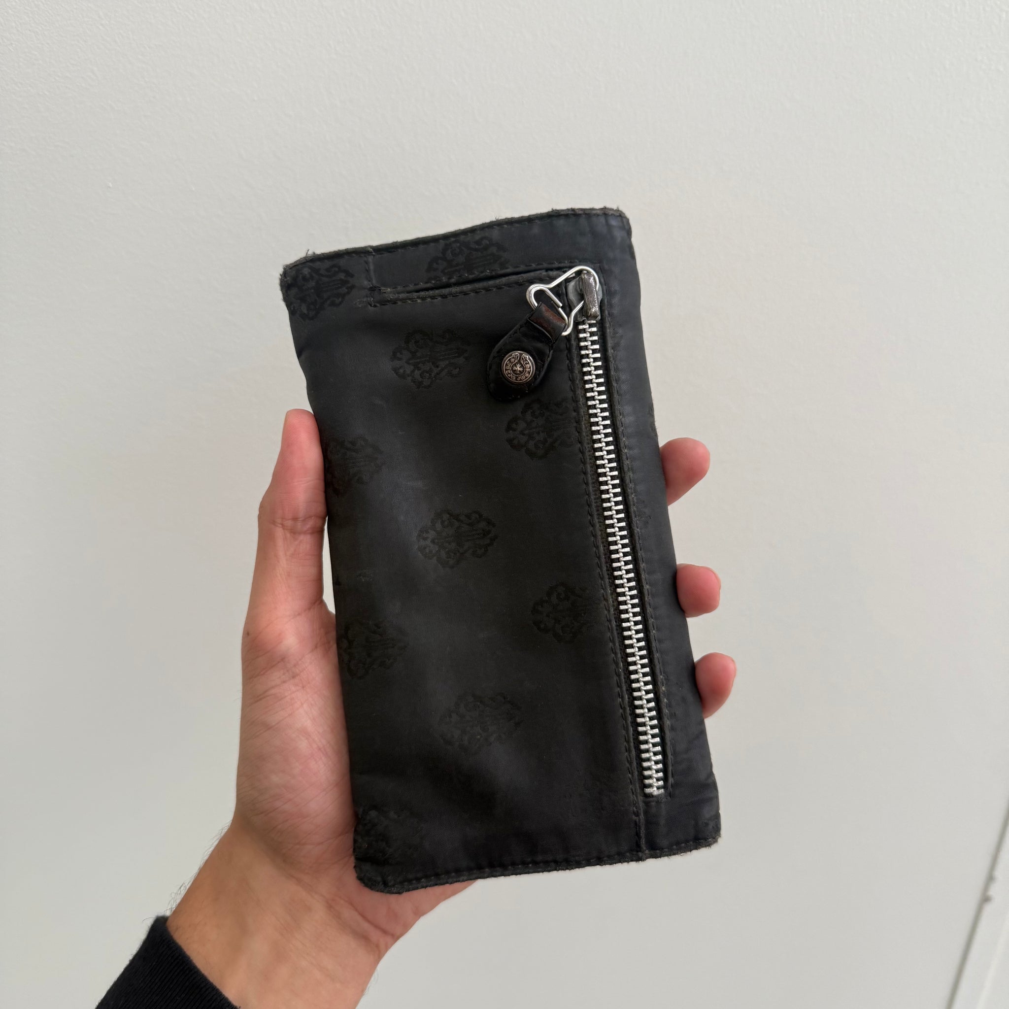 Chrome Hearts Wave Nylon Long Wallet