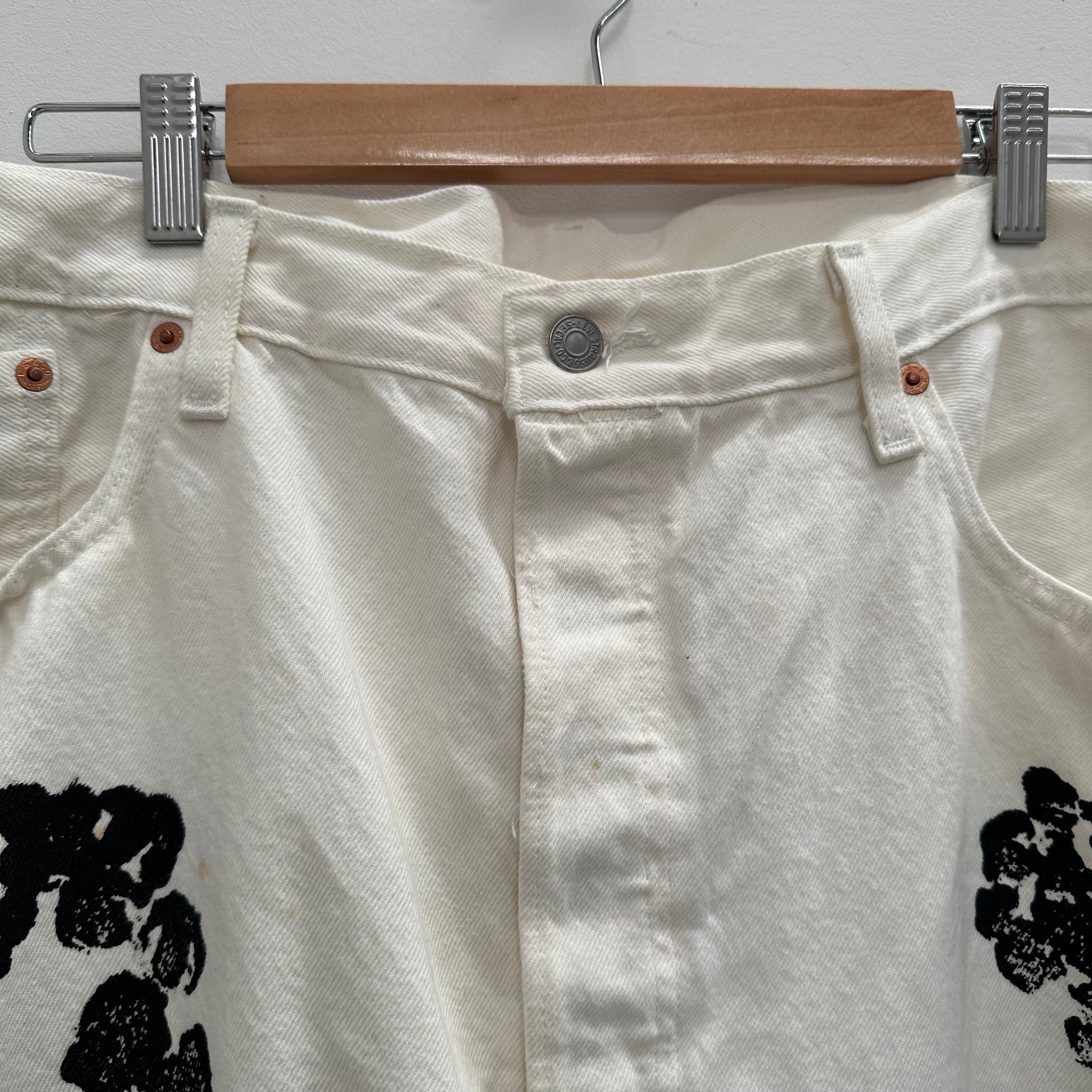Denim Tears Cotton Wreath Jeans (White) 40 x 34