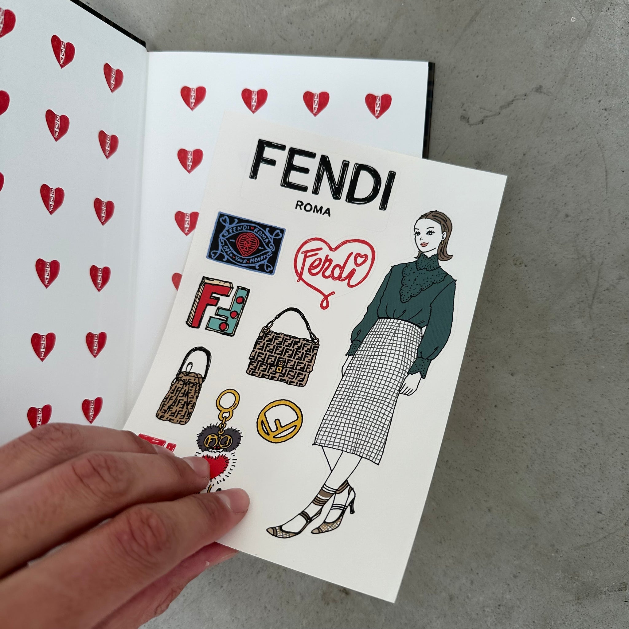 Fendi FF Zucca Notebook
