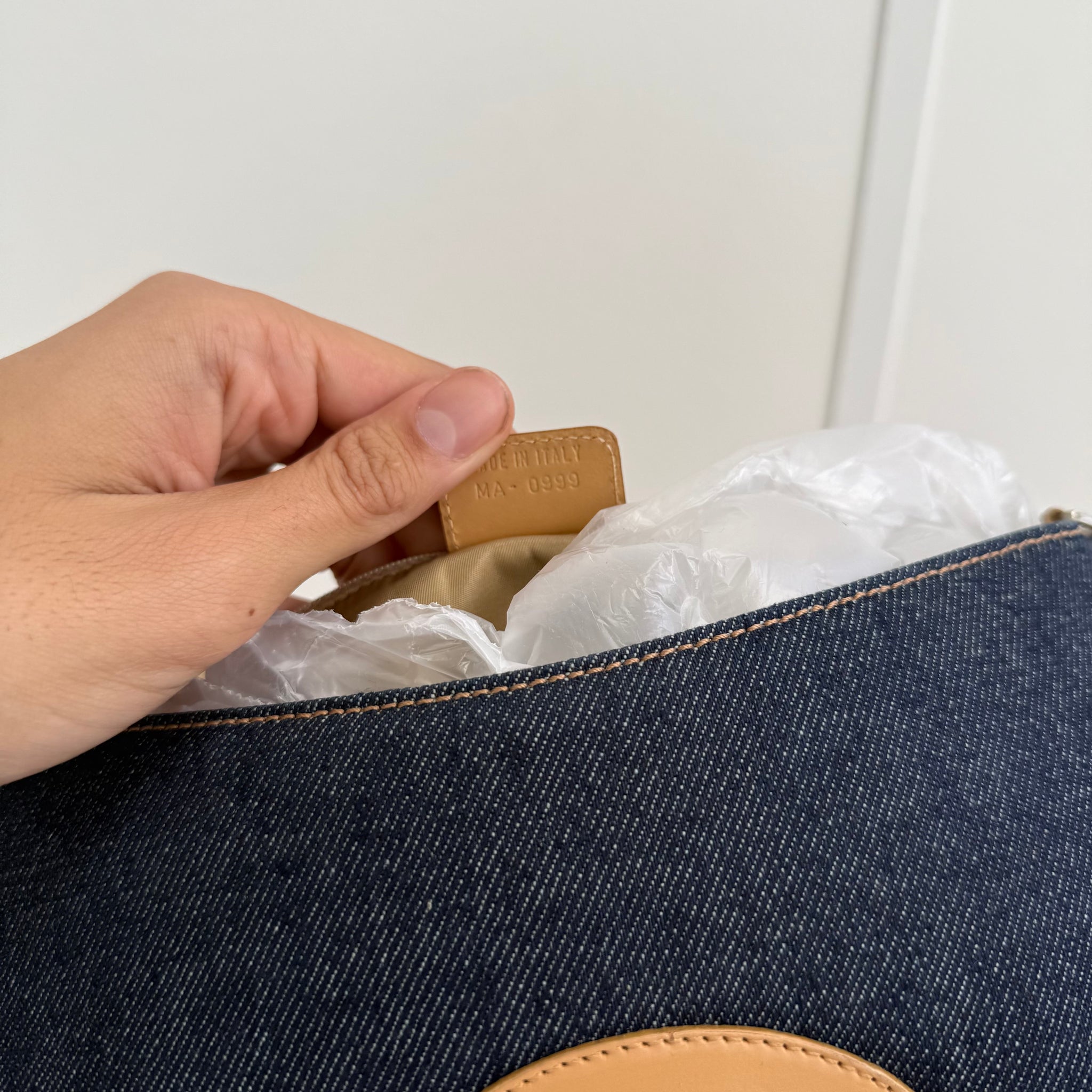 Dior Malice Denim Shoulder Bag