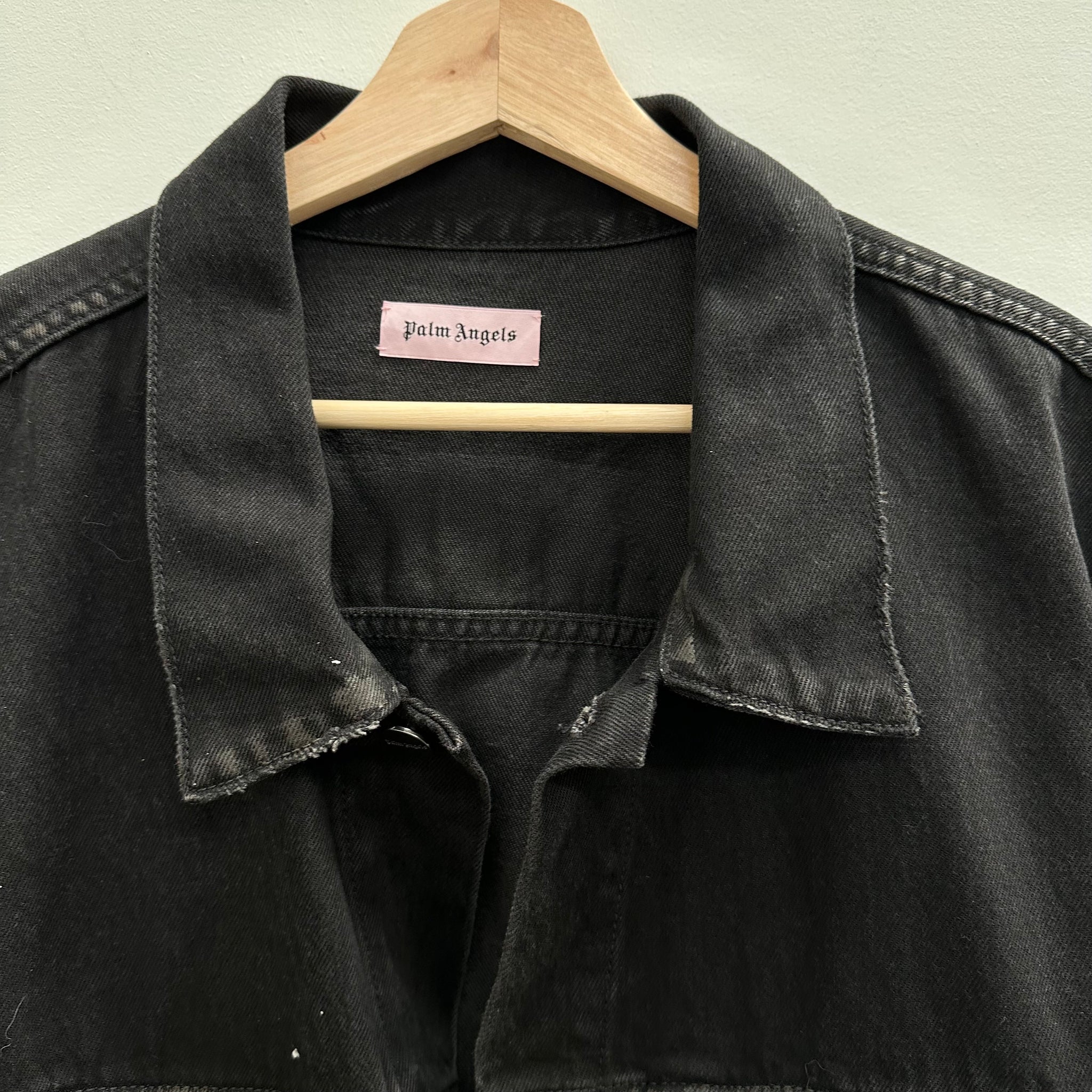 Palm Angels Black Playboi Carti Edition Denim Die Punk Jacket (Size XXL)