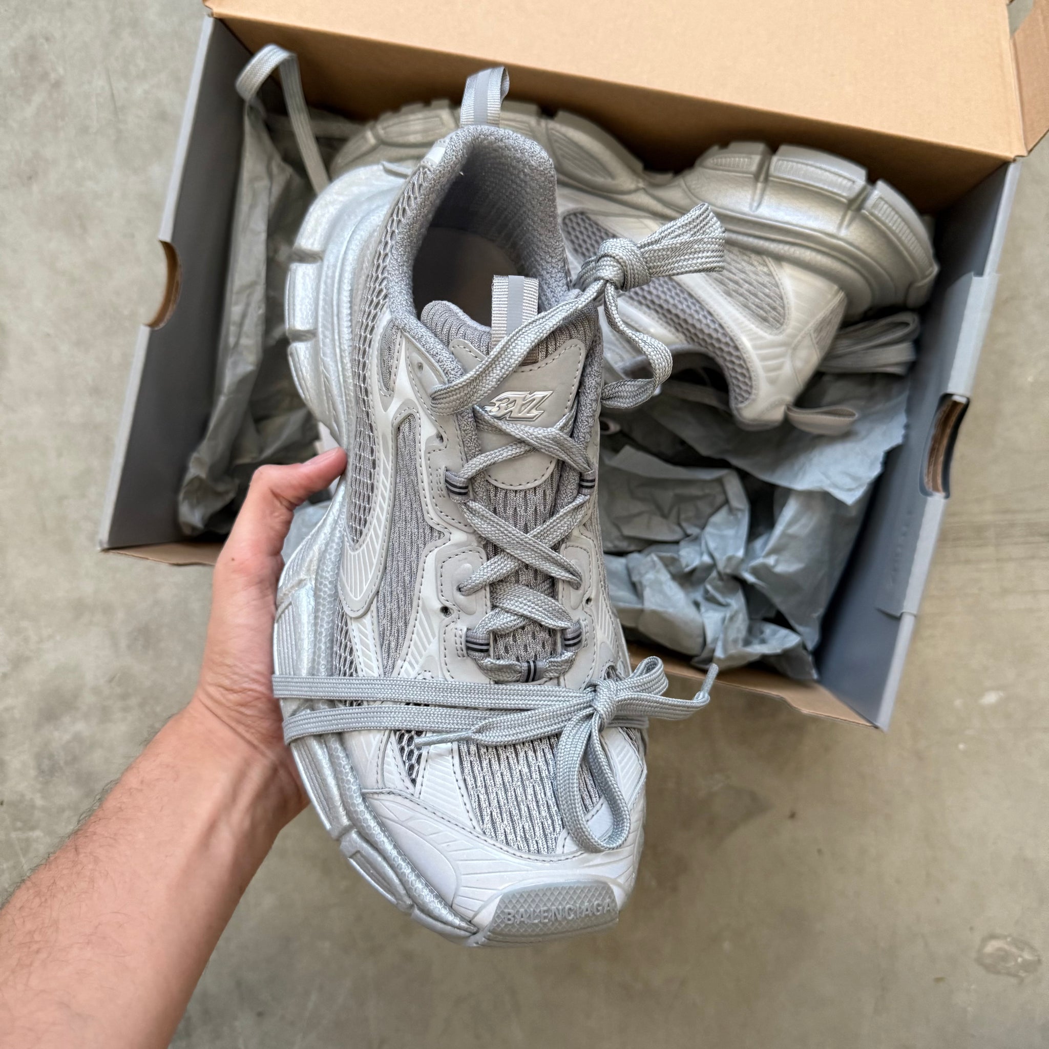 Balenciaga 3XL Sneaker Grey Reflective (Size US11/44)