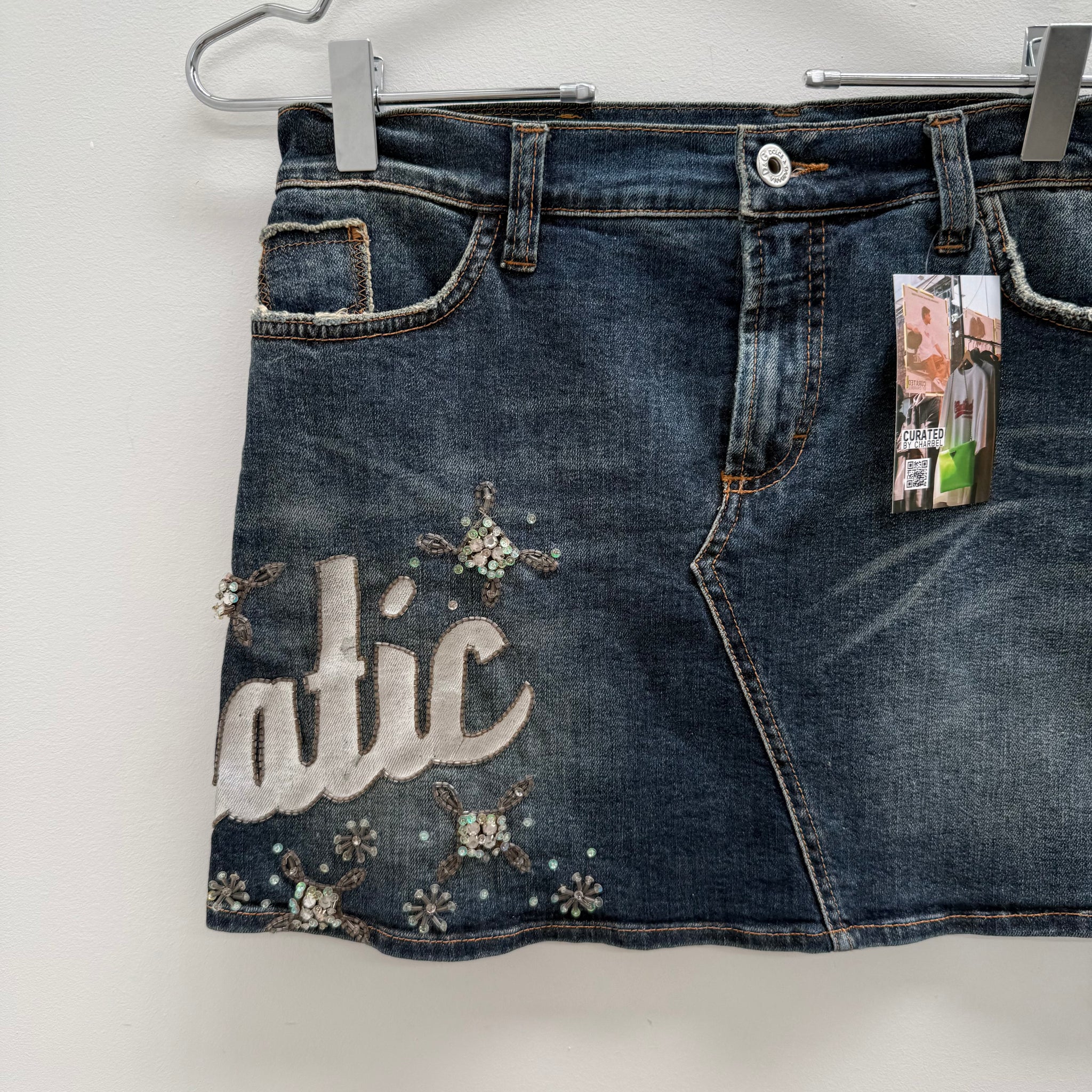 Vintage Dolce and Gabanna Denim Skirt (Size 24)