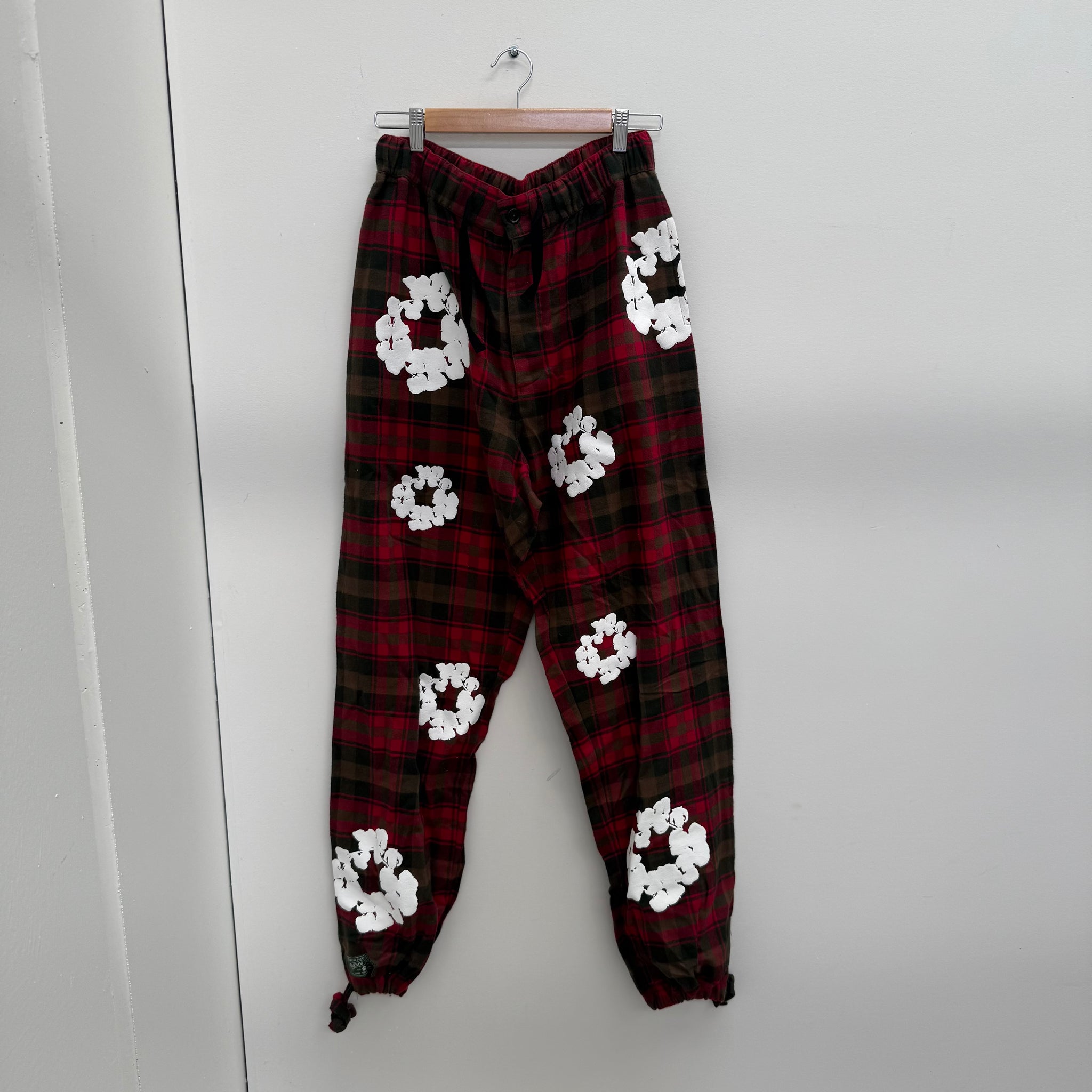 Denim Tears Wreath Pajama Pants 'Red' (Size S)