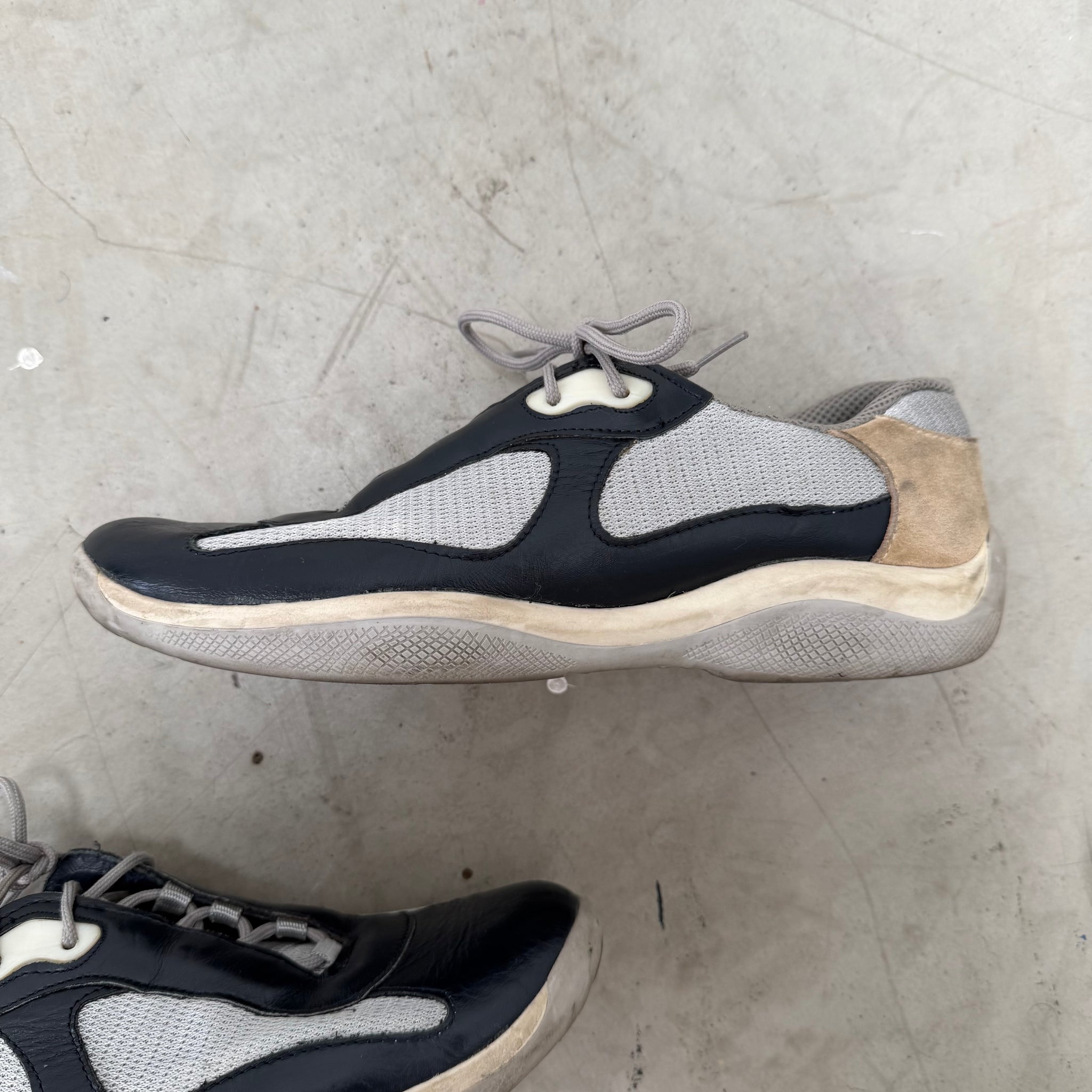Prada Vintage America’s Cup Sneakers (fits US11-11.5)