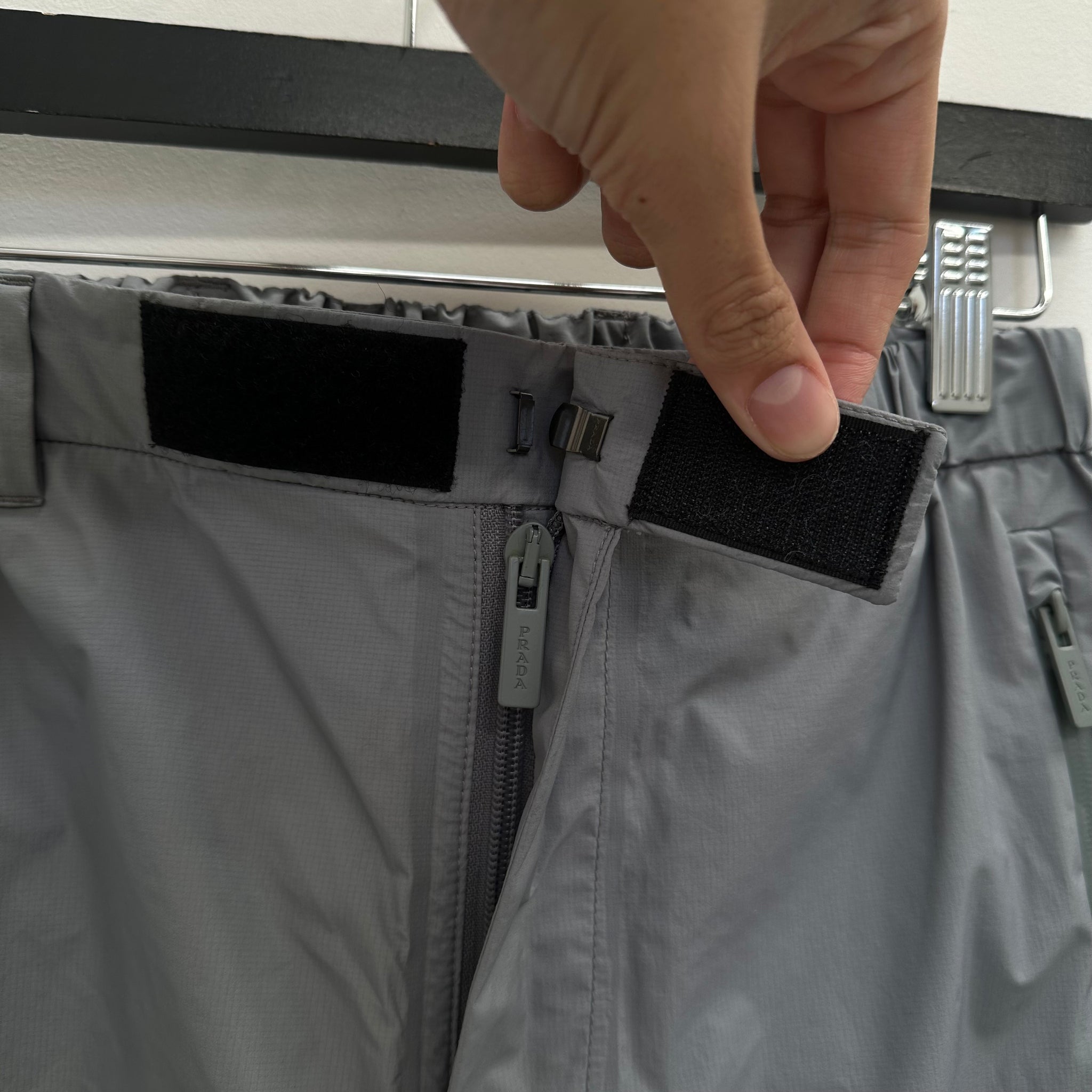 Prada Linea Rossa Grey Nylon Pants 2018