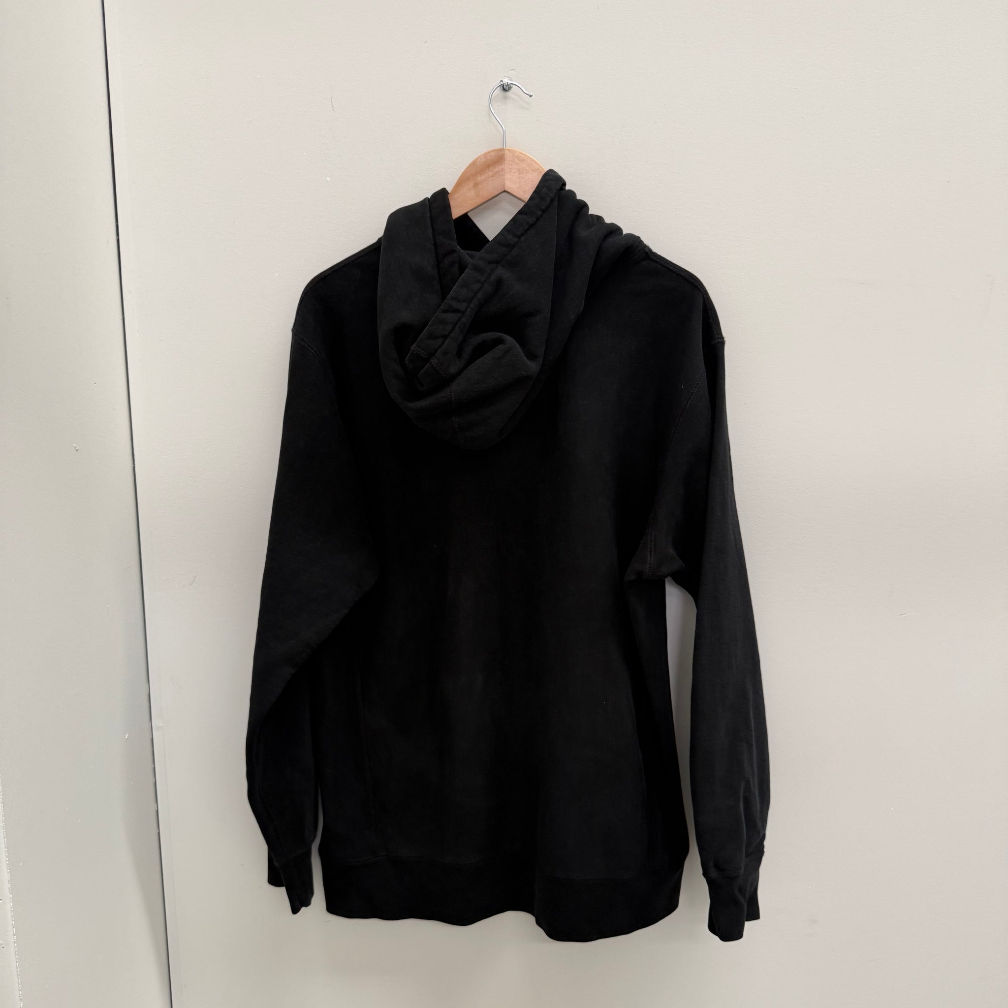 Supreme Black on Black Box Logo Hoodie (Size XL)
