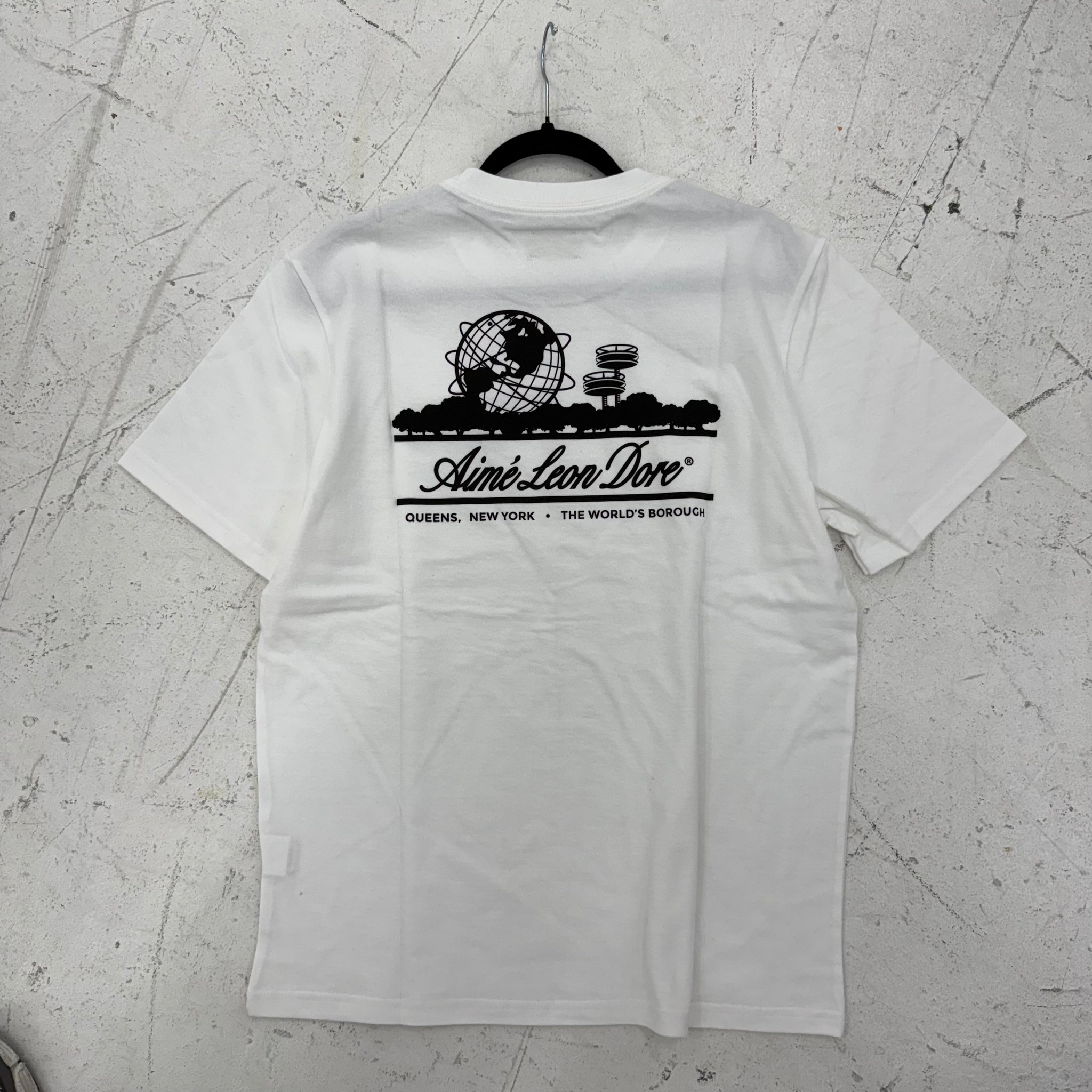 Aime Leon Dore Unisphere Tee White Size M