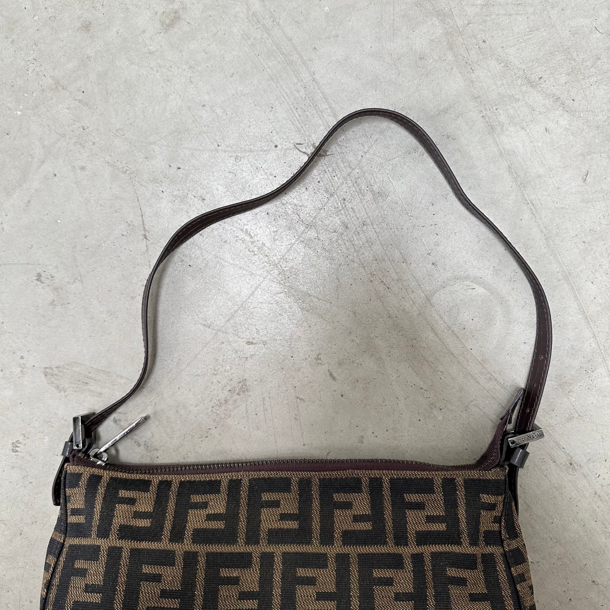 Fendi Pochette Shoulder Bag Canvas