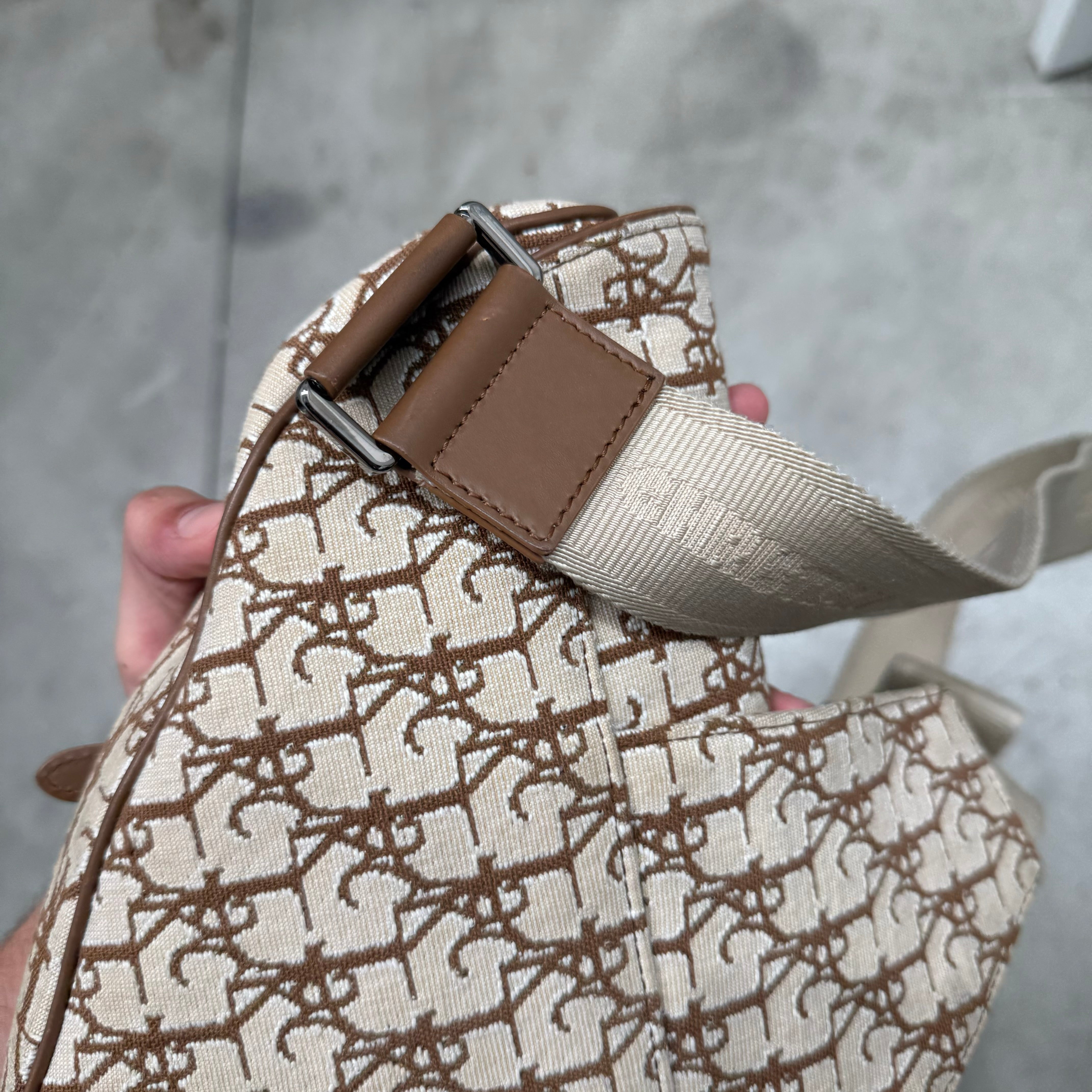 Dior x Cactus Jack Travis Scott Oblique Jacquard Saddle Bag 