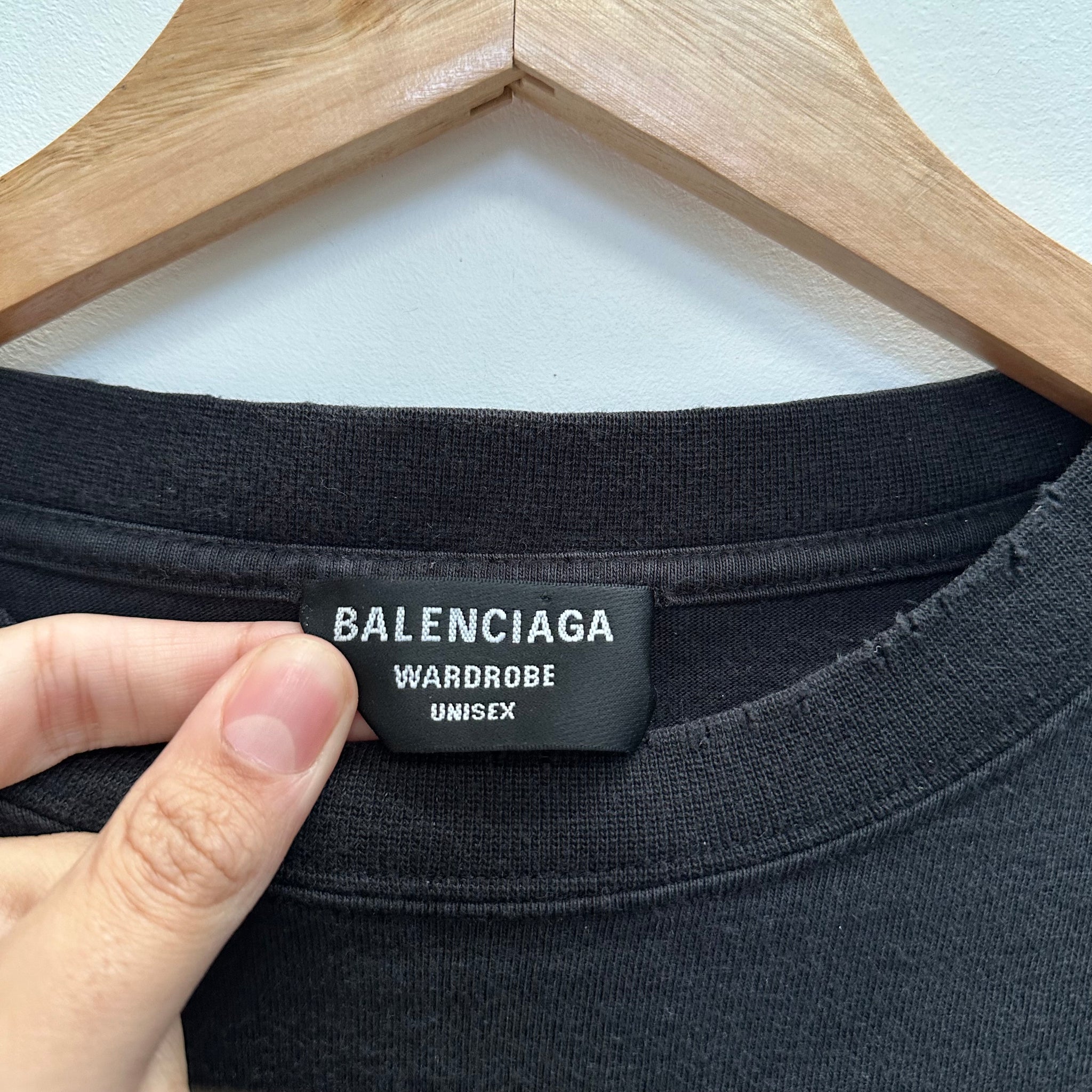 Balenciaga Political Campaign Logo Tshirt Black (Size L)