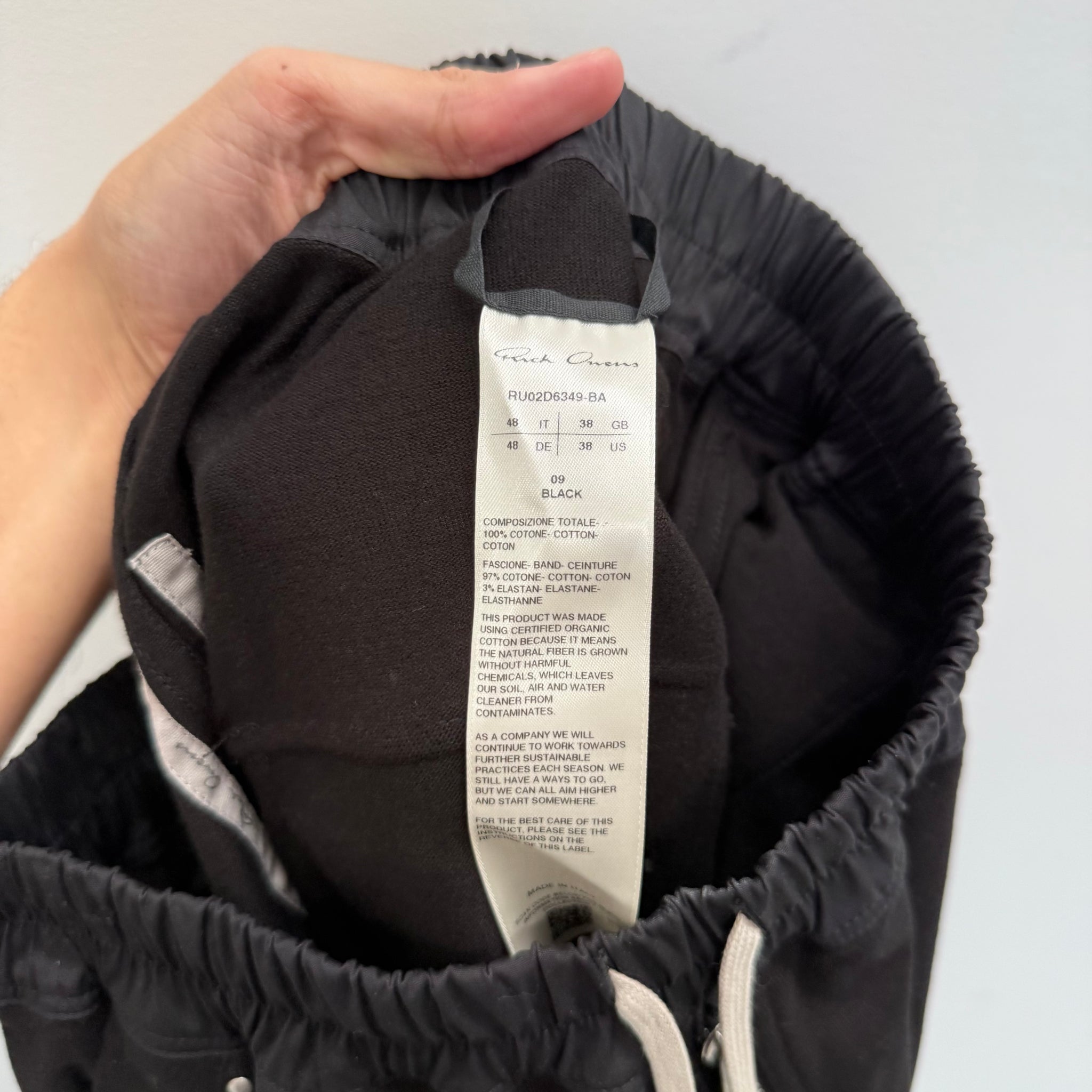 Rick Owens FW24 Bela Pod Shorts (IT48)