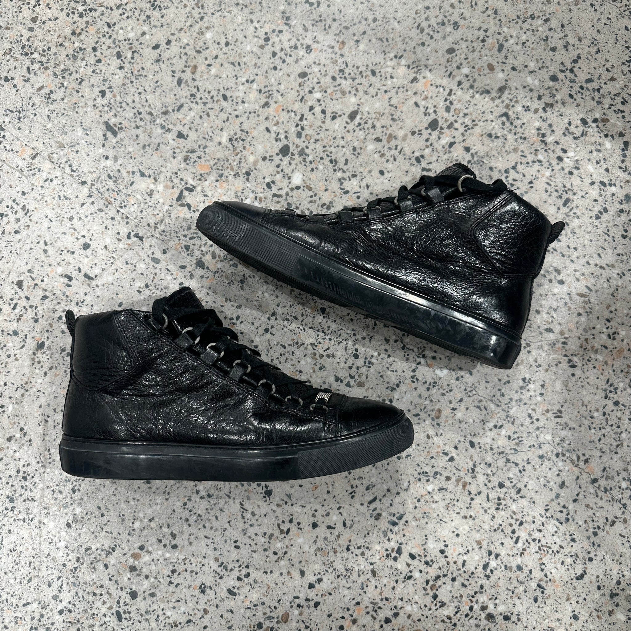 Balenciaga Black Arena High Black Leather (EU42 / US9)