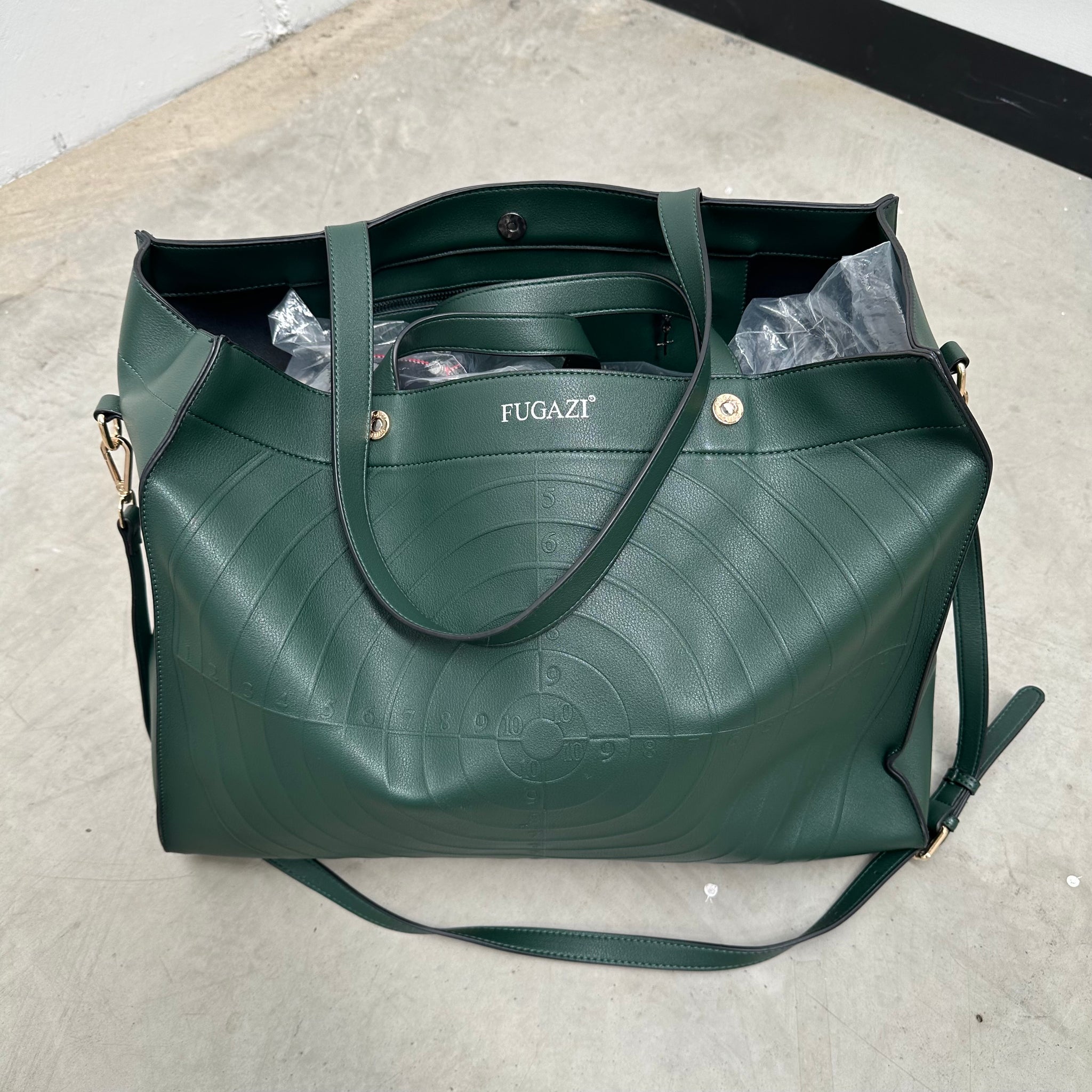 Fugazi Bullseye Weekender Bag Forest Green – Curated by Charbel
