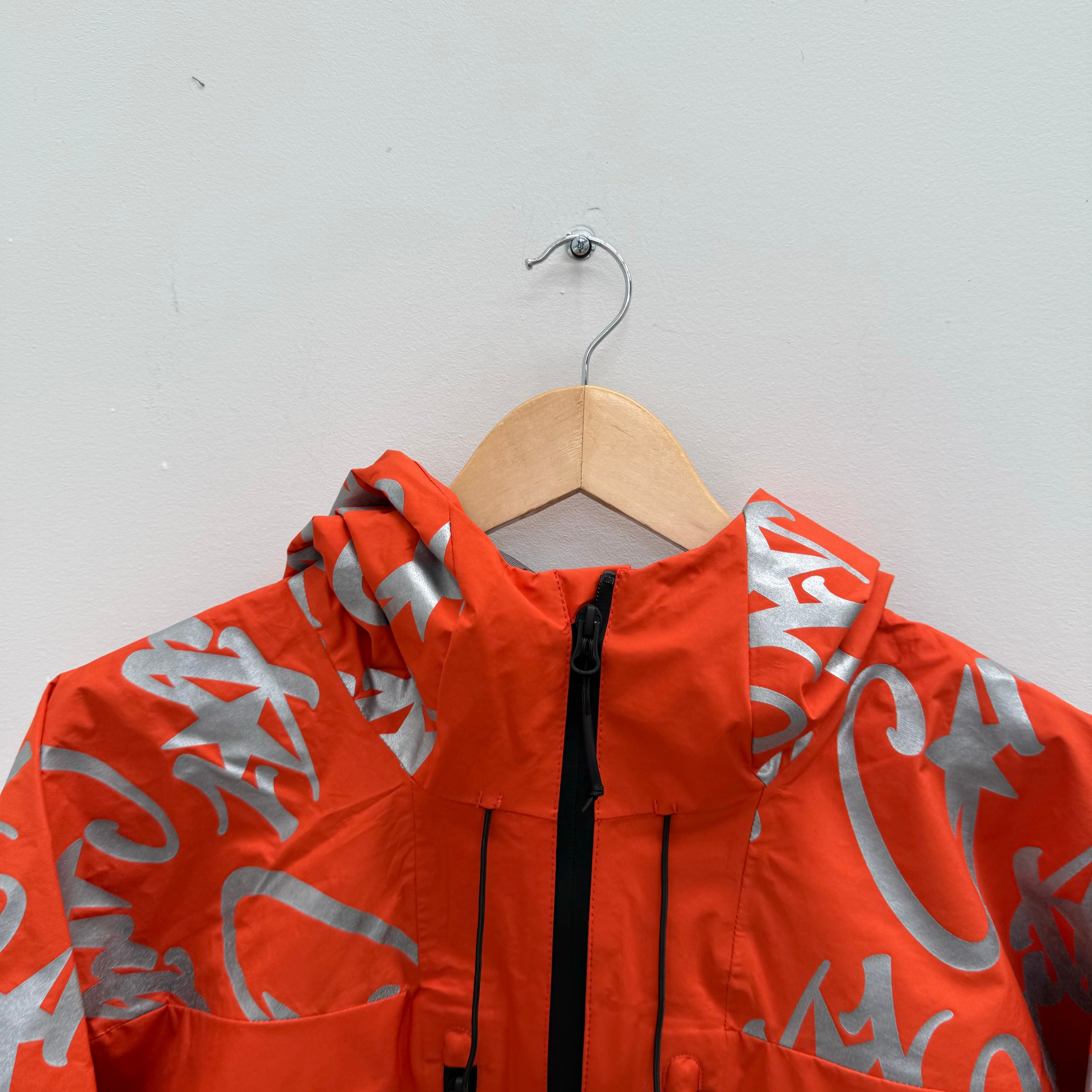 Corteiz Elitework Waterproof Shell Jacket Orange (Size M Corteiz Elitework Waterproof Shell Jacket Orange (Size M