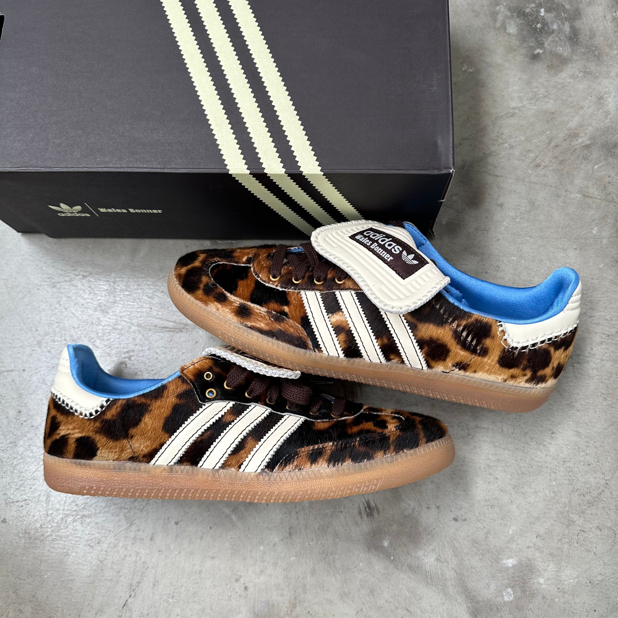 Adidas Samba Pony Wales Bonner Leopard US11.5