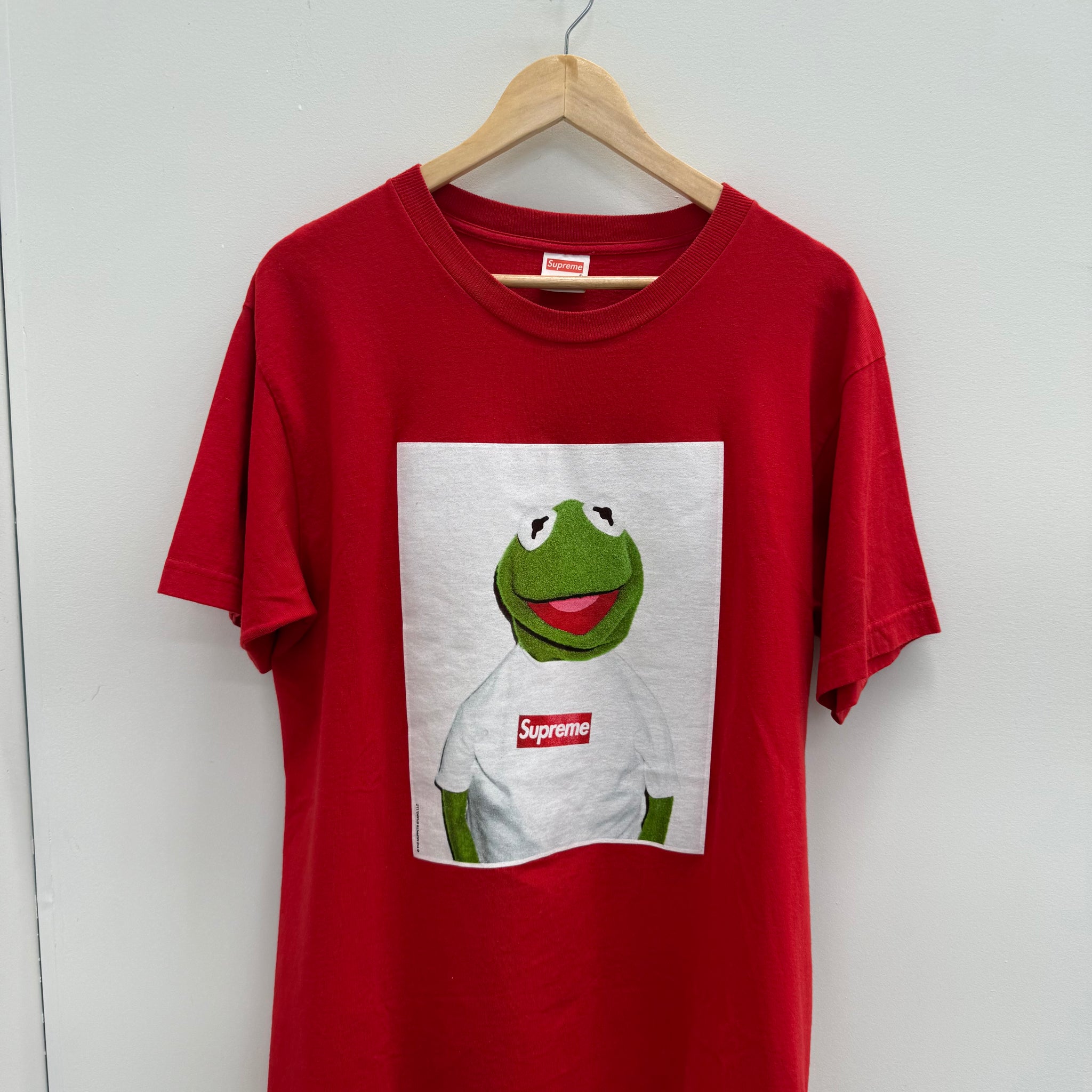 Supreme Kermit The Frog Photo Tee Red (Size L)