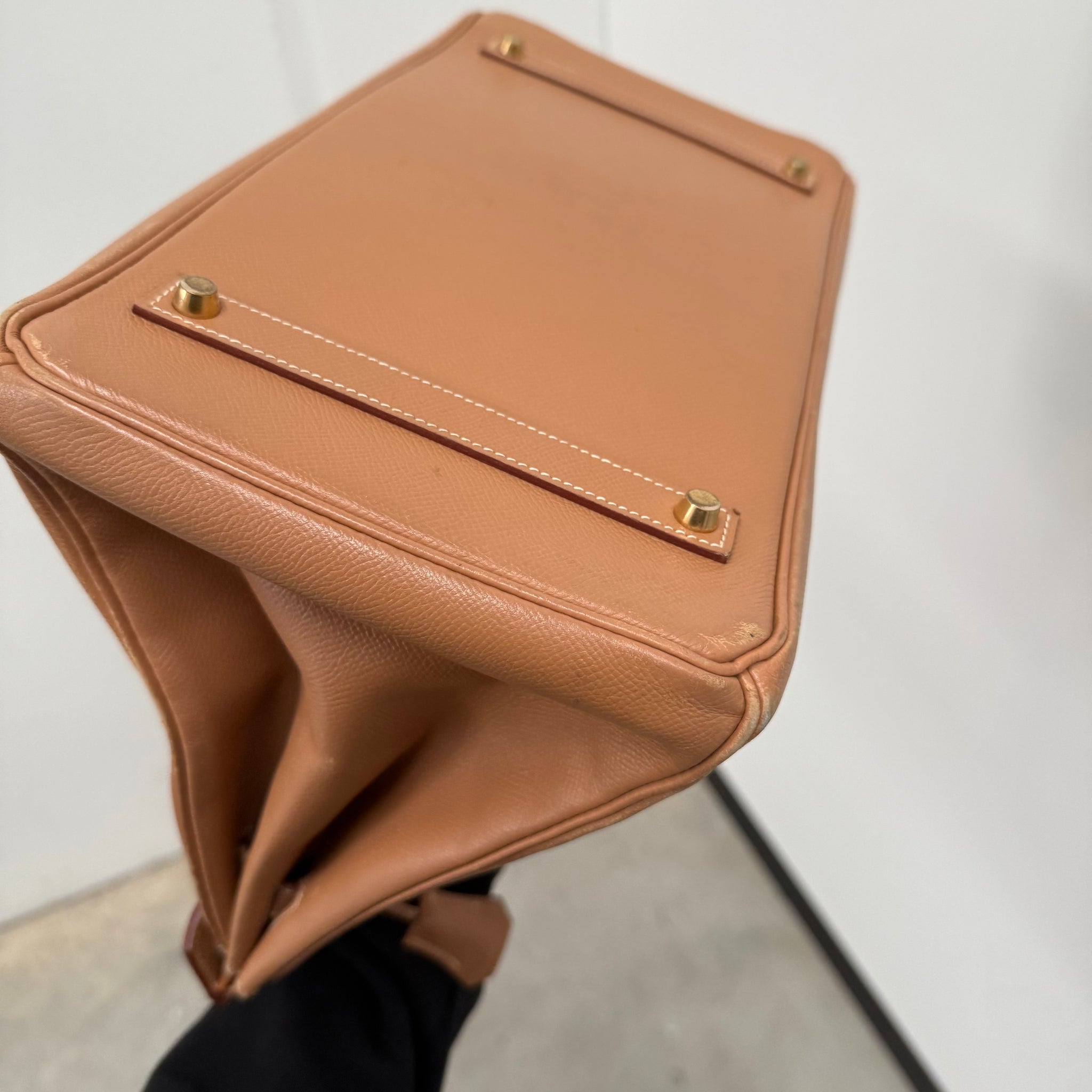 Hermes Birkin 35 Brown Leather Hand Bag