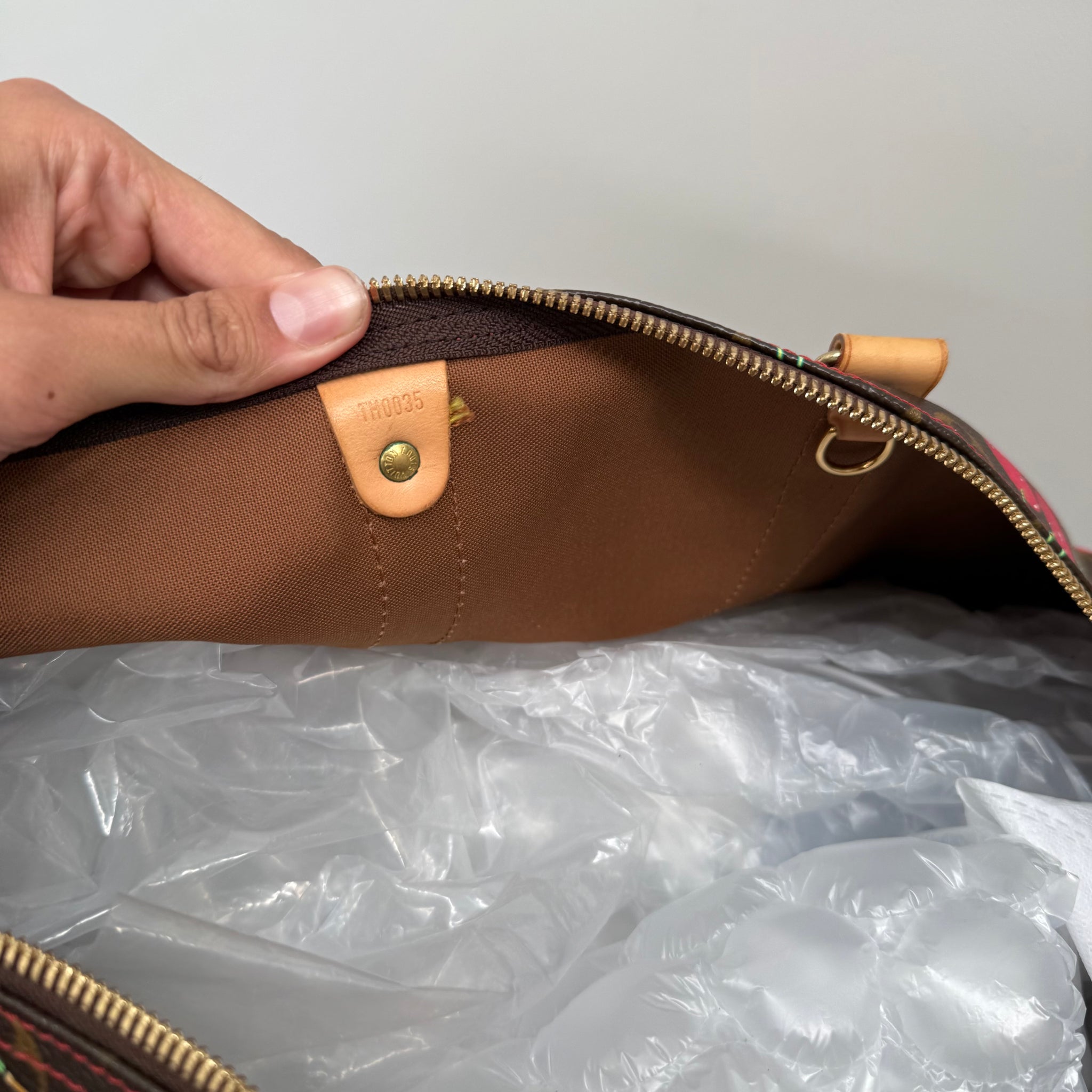 Louis Vuitton Takashi Murakami Keepall Cherry 45