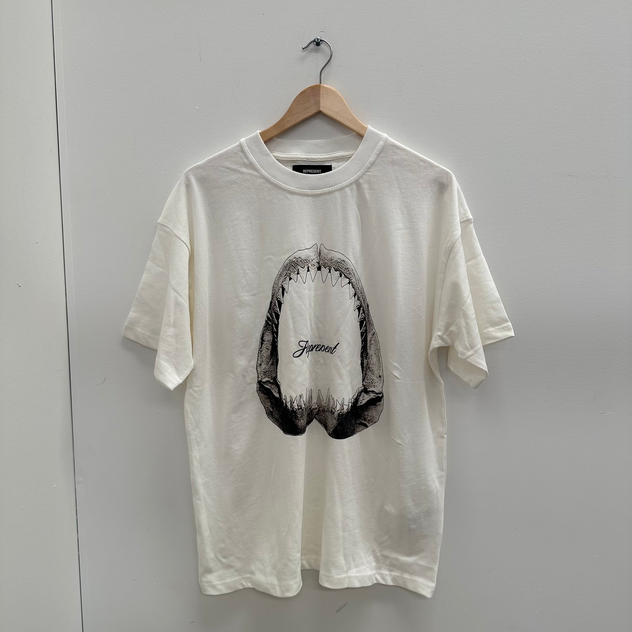 Represent Shark Jaw Tee White (Size L)