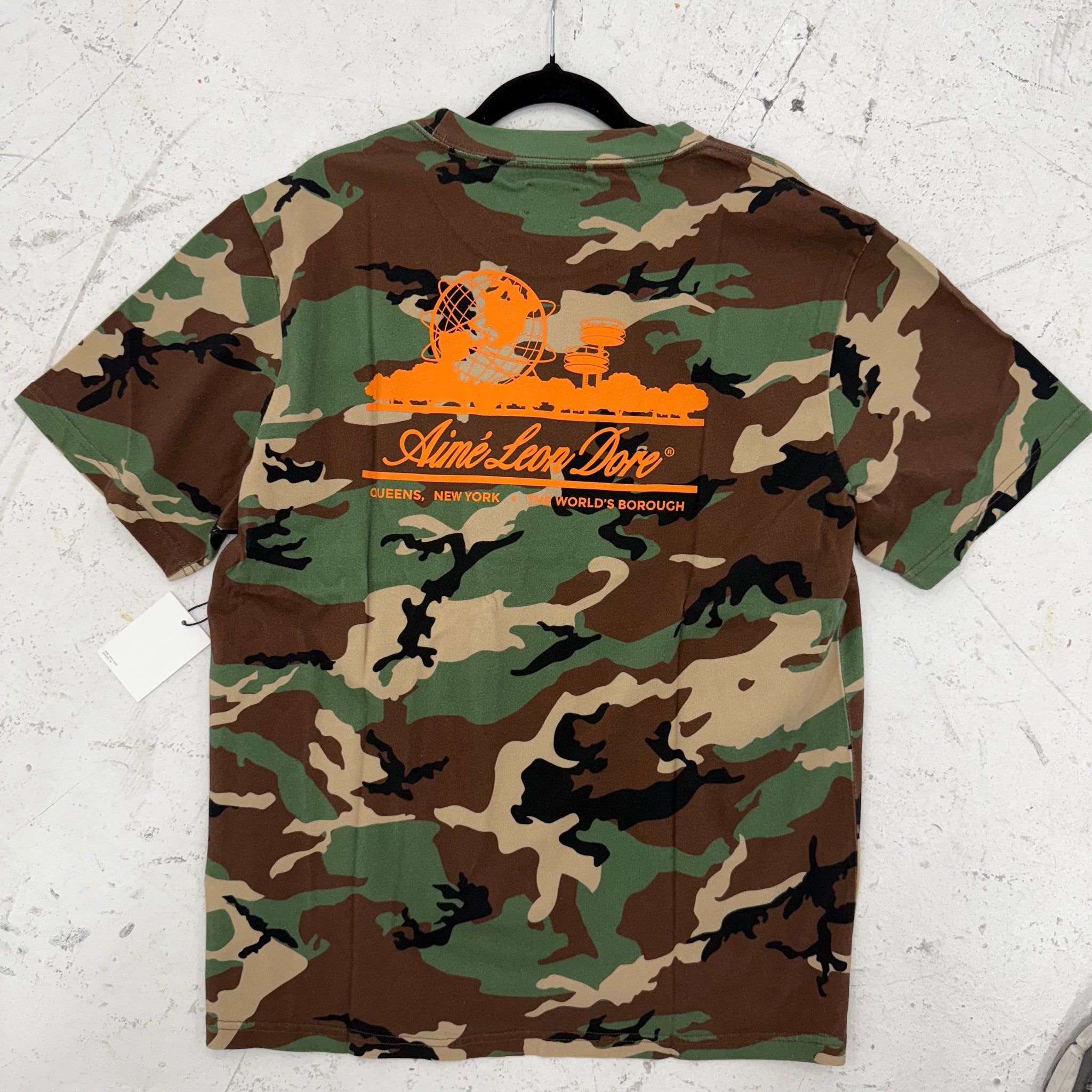 Aime Leon Dore Unisphere Tee Camo Size L