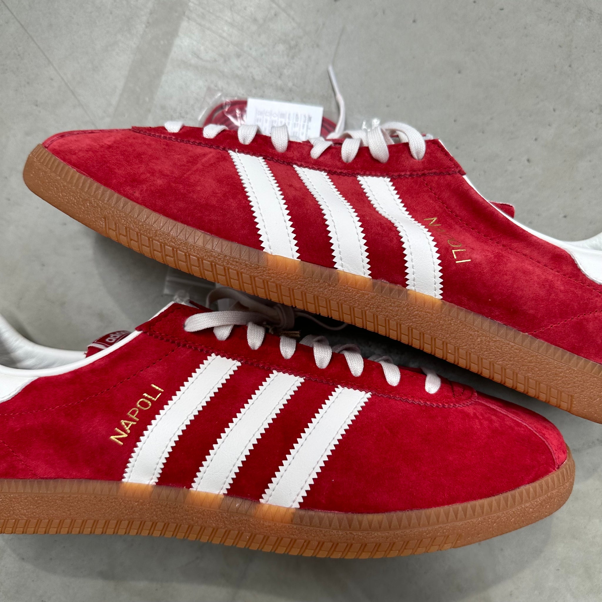 Adidas Napoli Red US10 Curated by Charbel