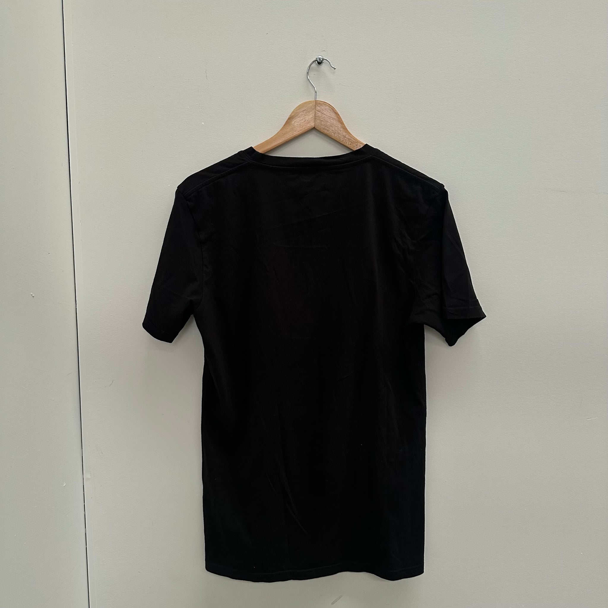 Balmain Metallic Coin Logo Black Tshirt