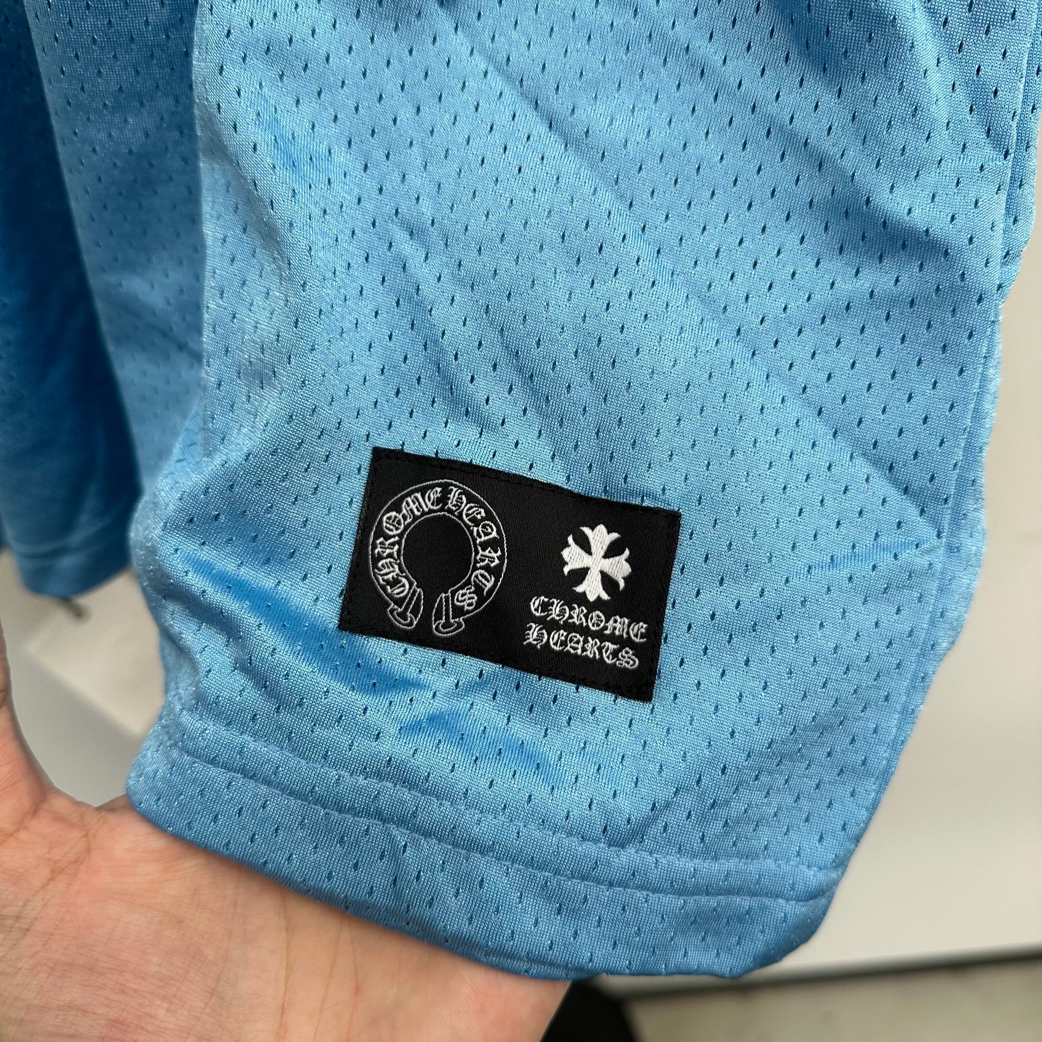 Chrome Hearts Stadium Mesh Blue Tshirt Jersey (Size M)