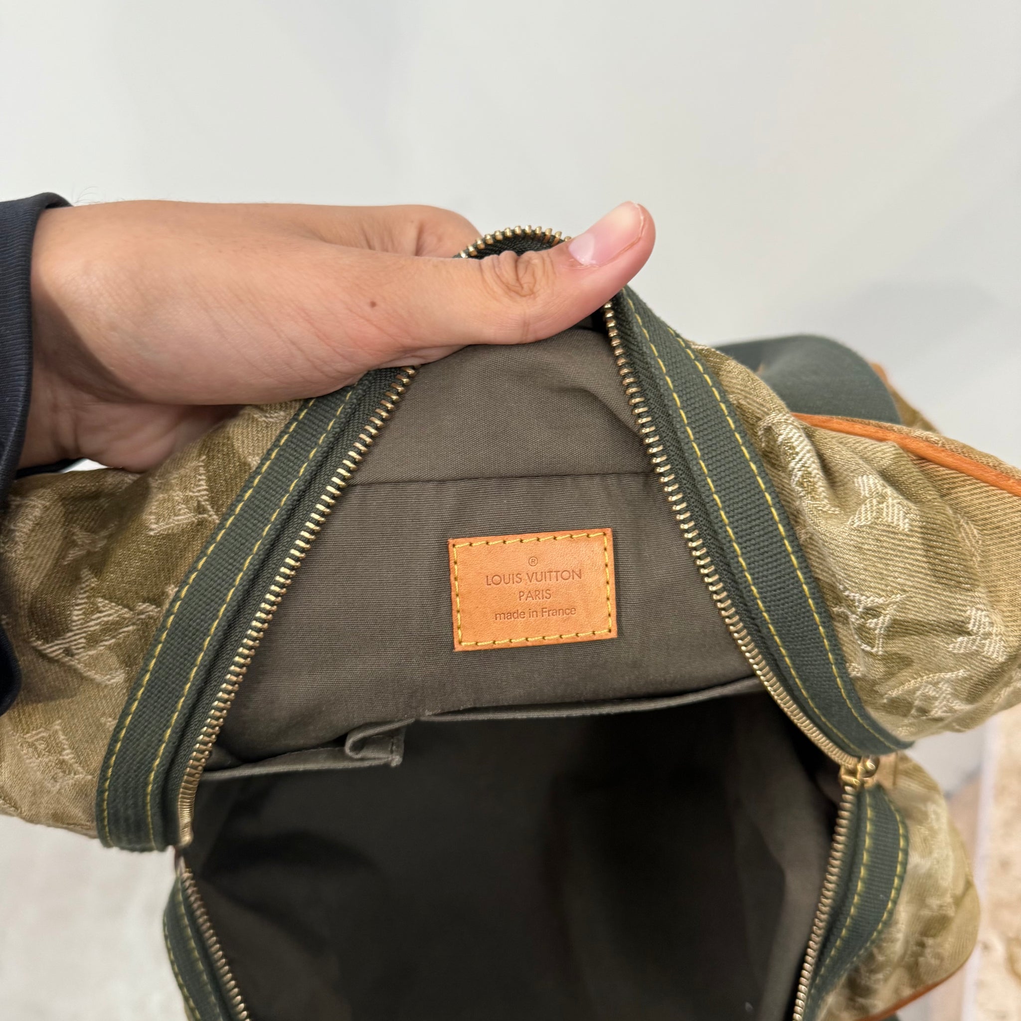 Louis Vuitton Takashi Murakami Denim Monogramouflage Jasmine Shoulder Bag