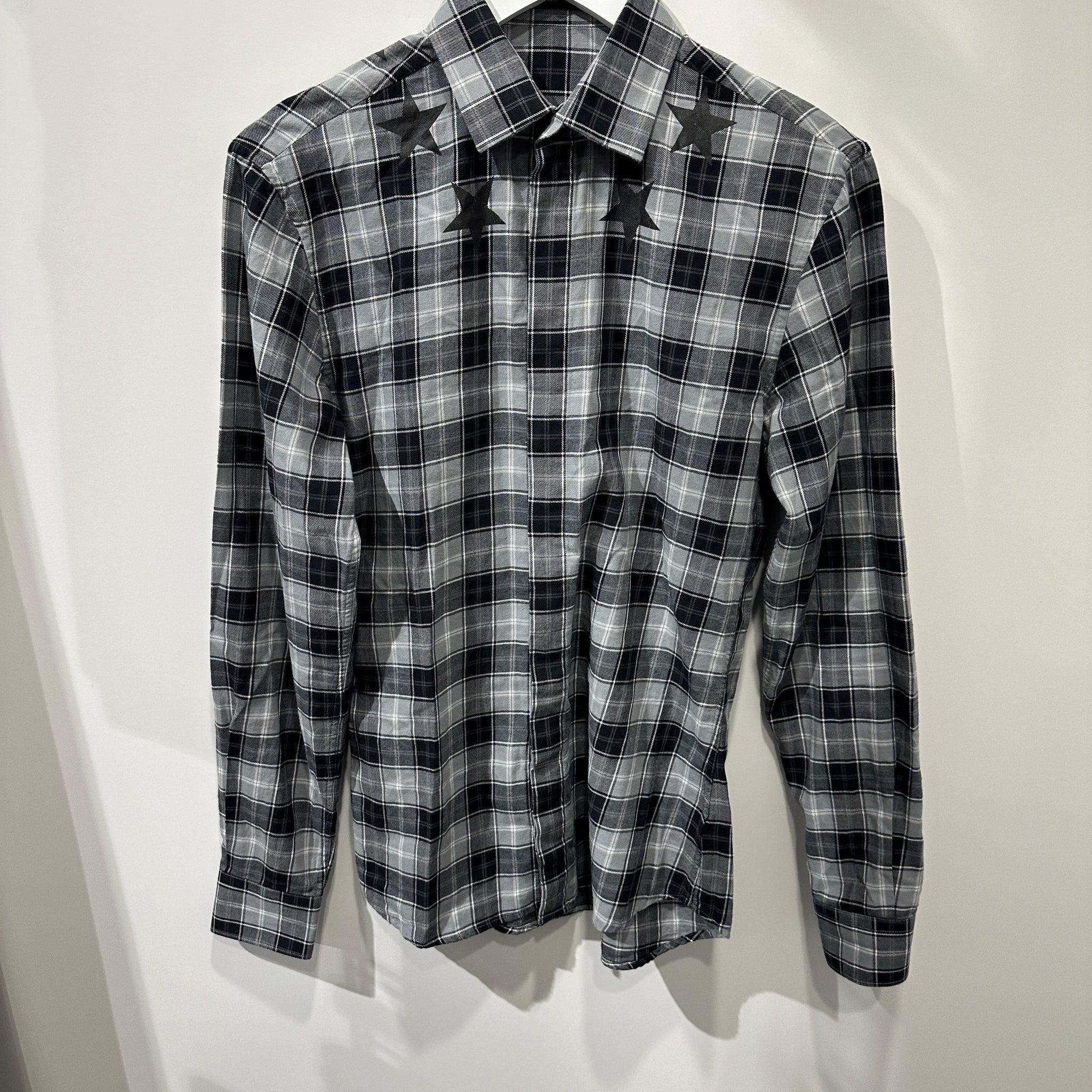 Givenchy Stars Flannel Button Up Shirt (Size S)