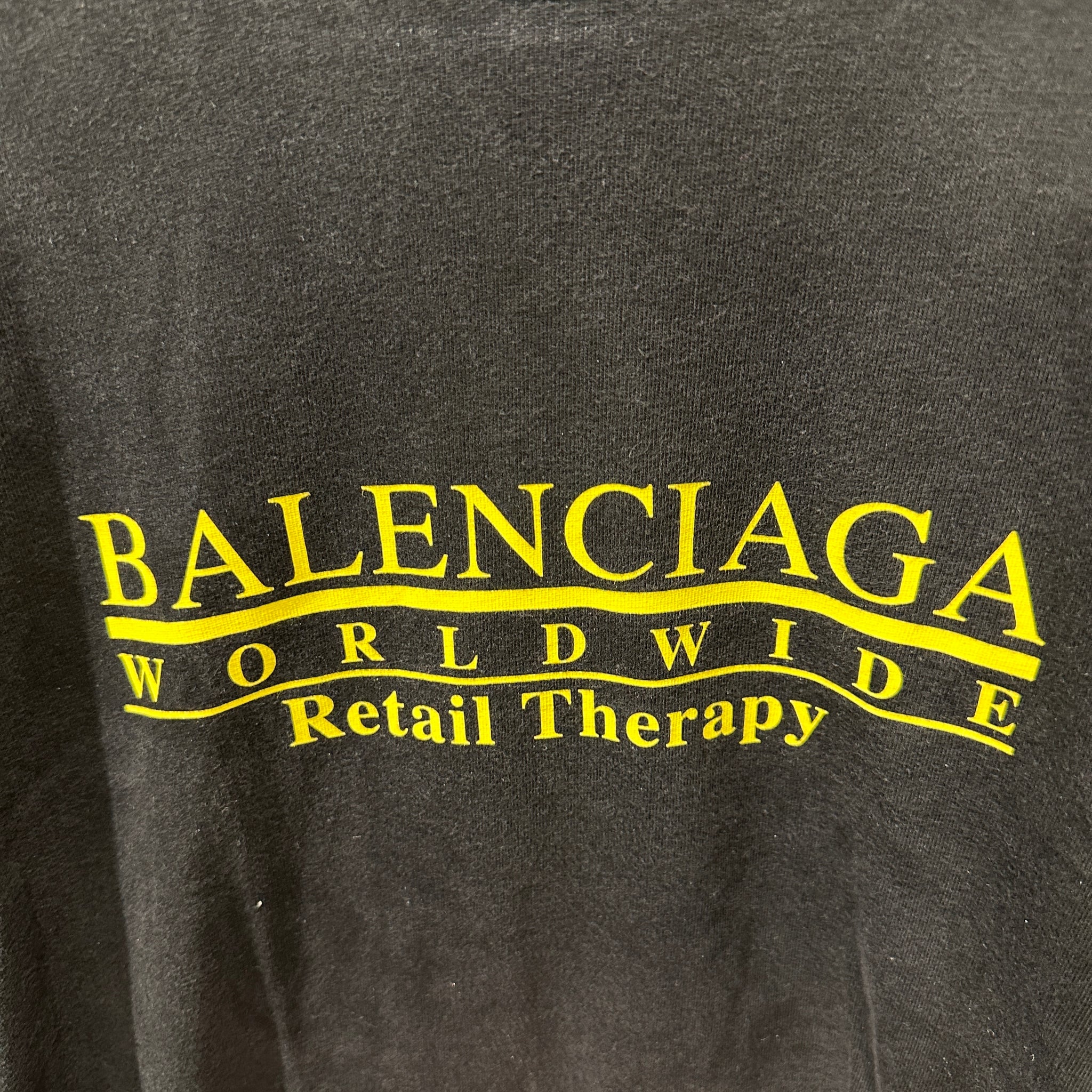 Balenciaga Retail Therapy T Shirt Black (Size S)