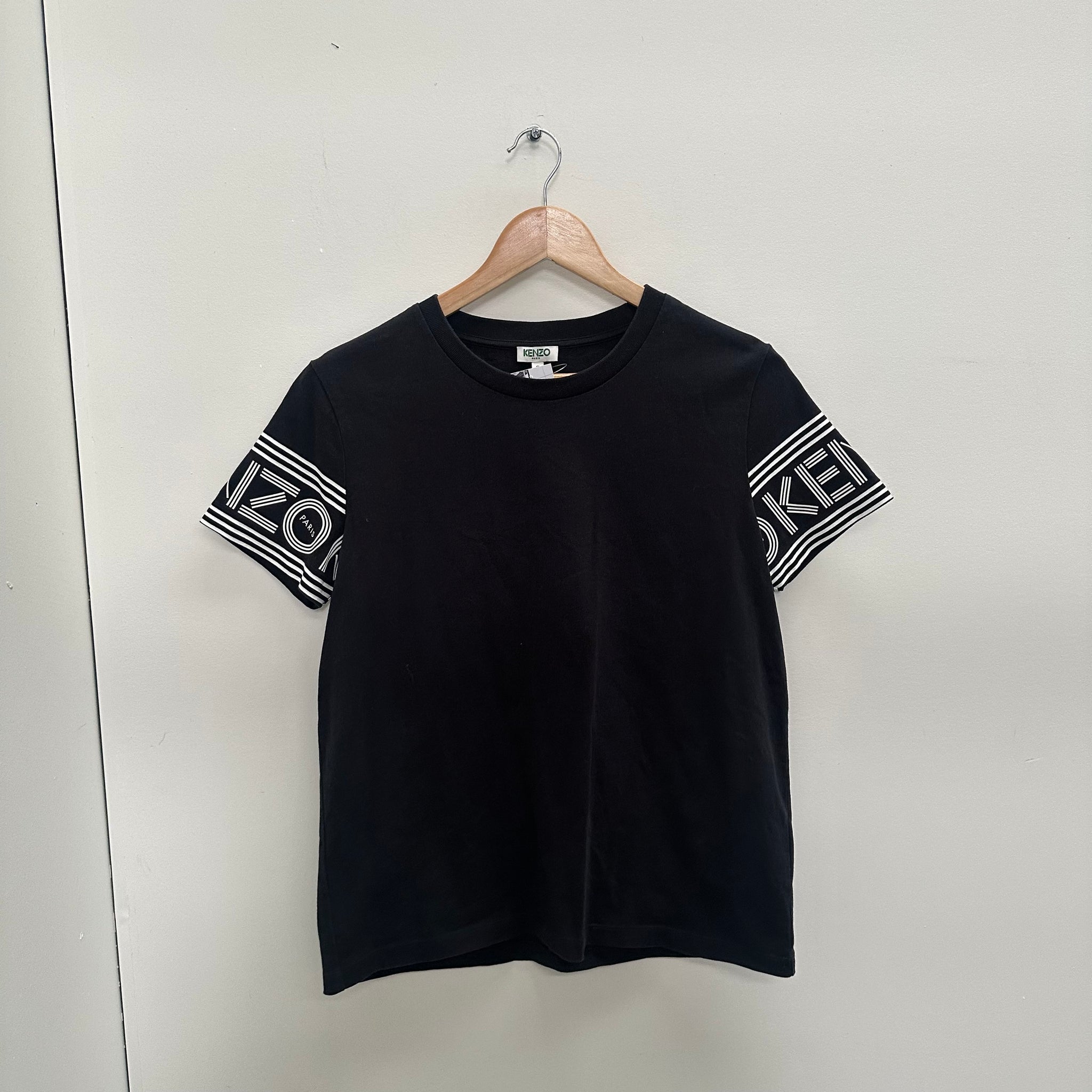 Kenzo Black Sleeve Logo Tshirt (Size S)