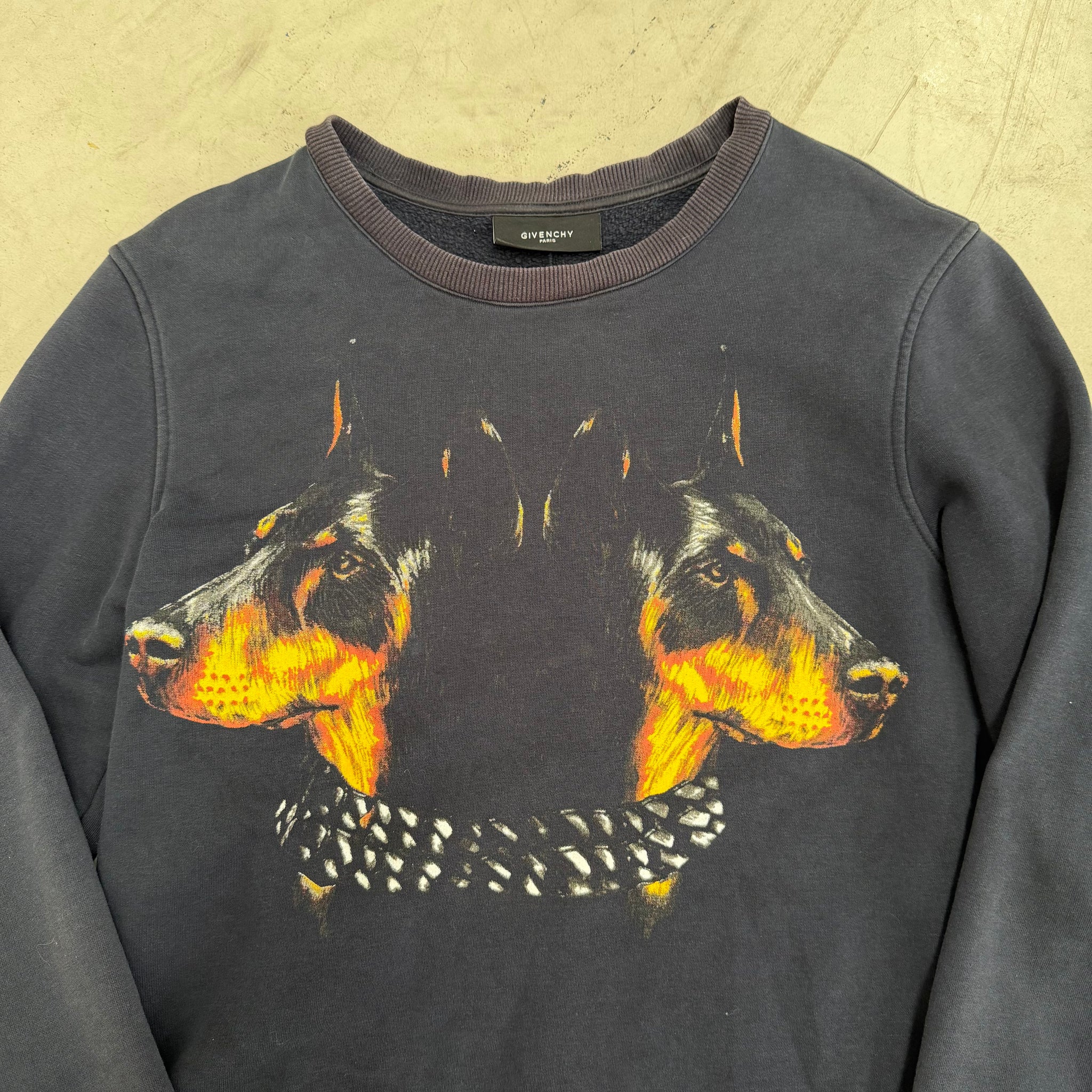 Givenchy FW13 Doberman Navy Crewneck (fits S-M)