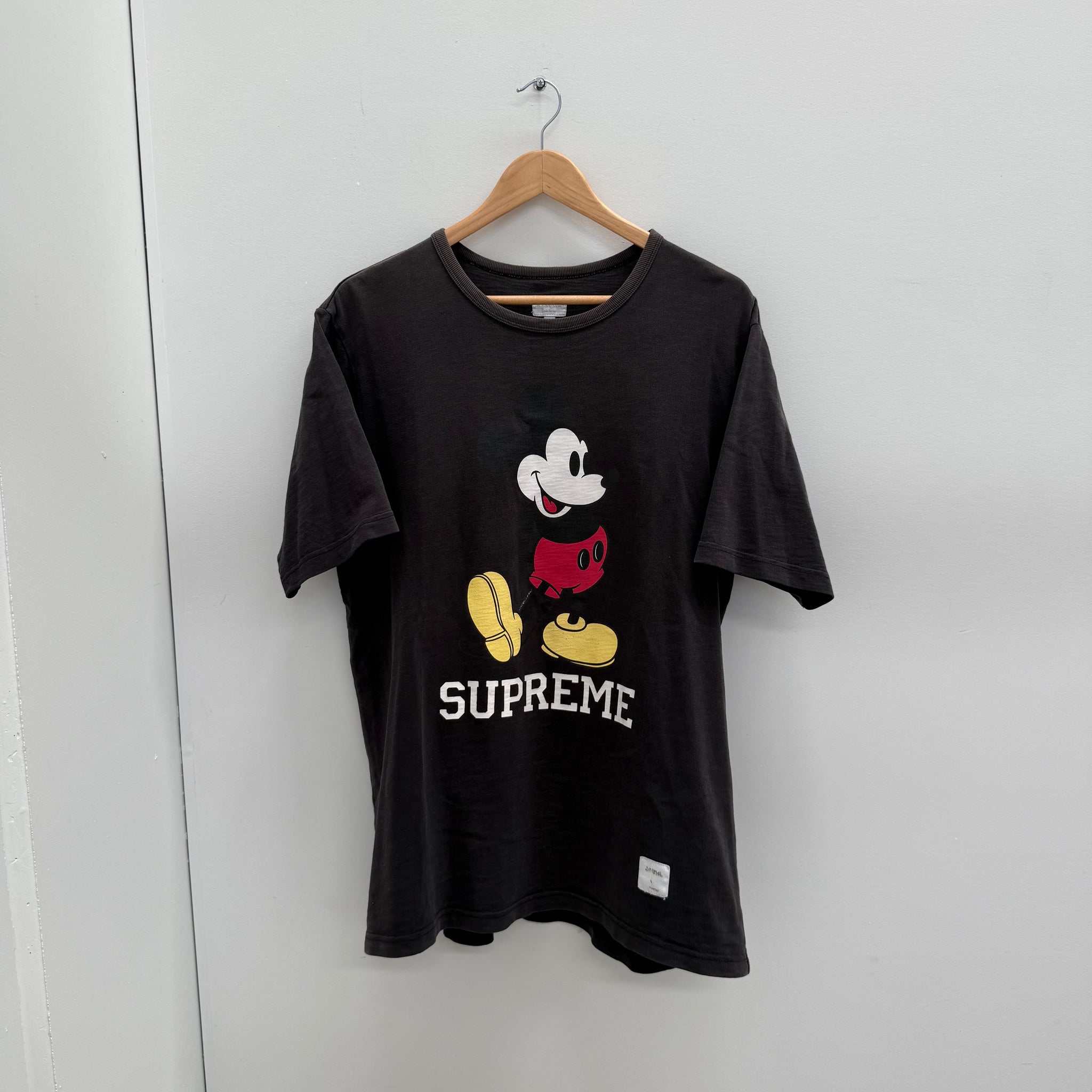 Supreme Disney Mickey Mouse Tee Black (Size L)
