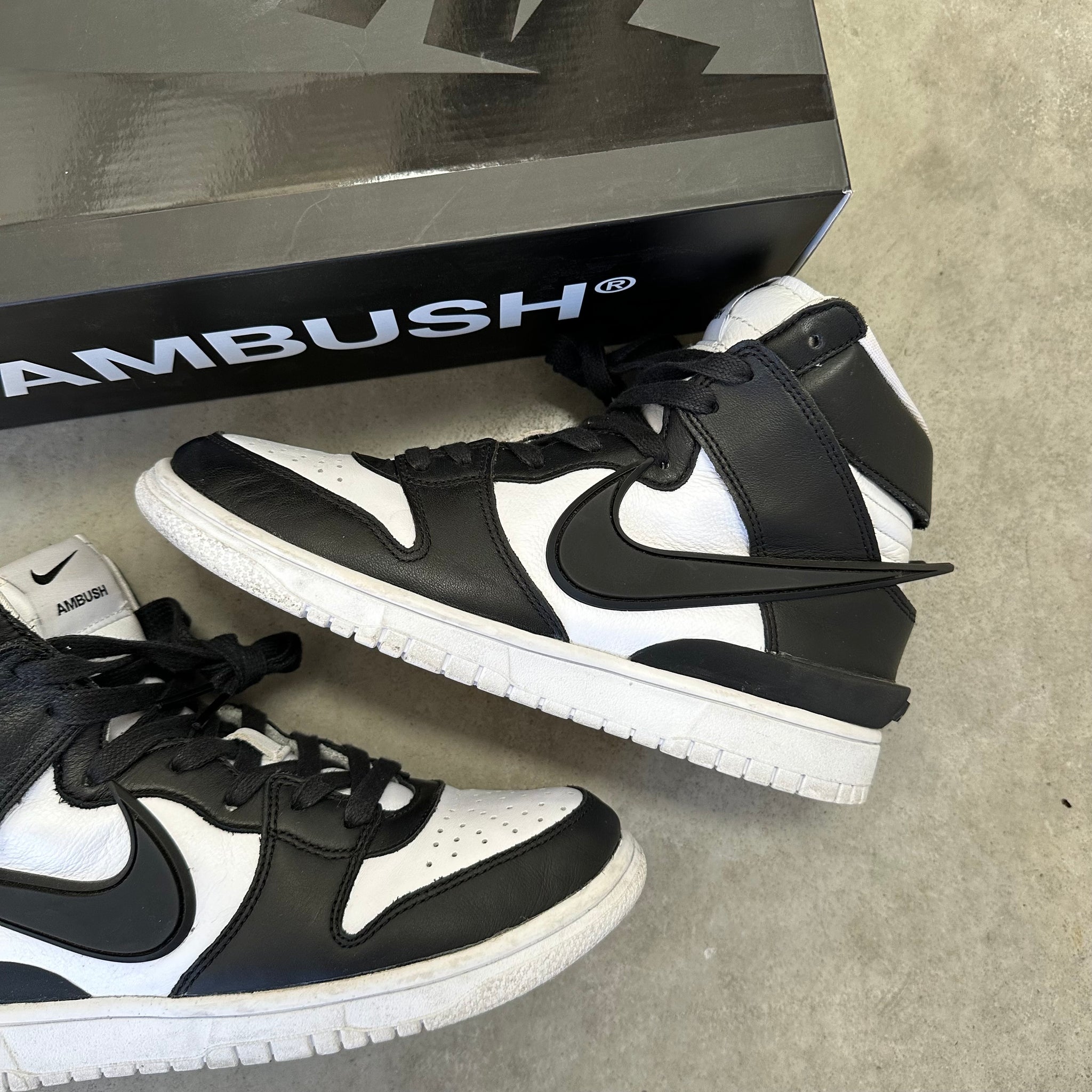 Nike Ambush x Dunk High Black White (US7)