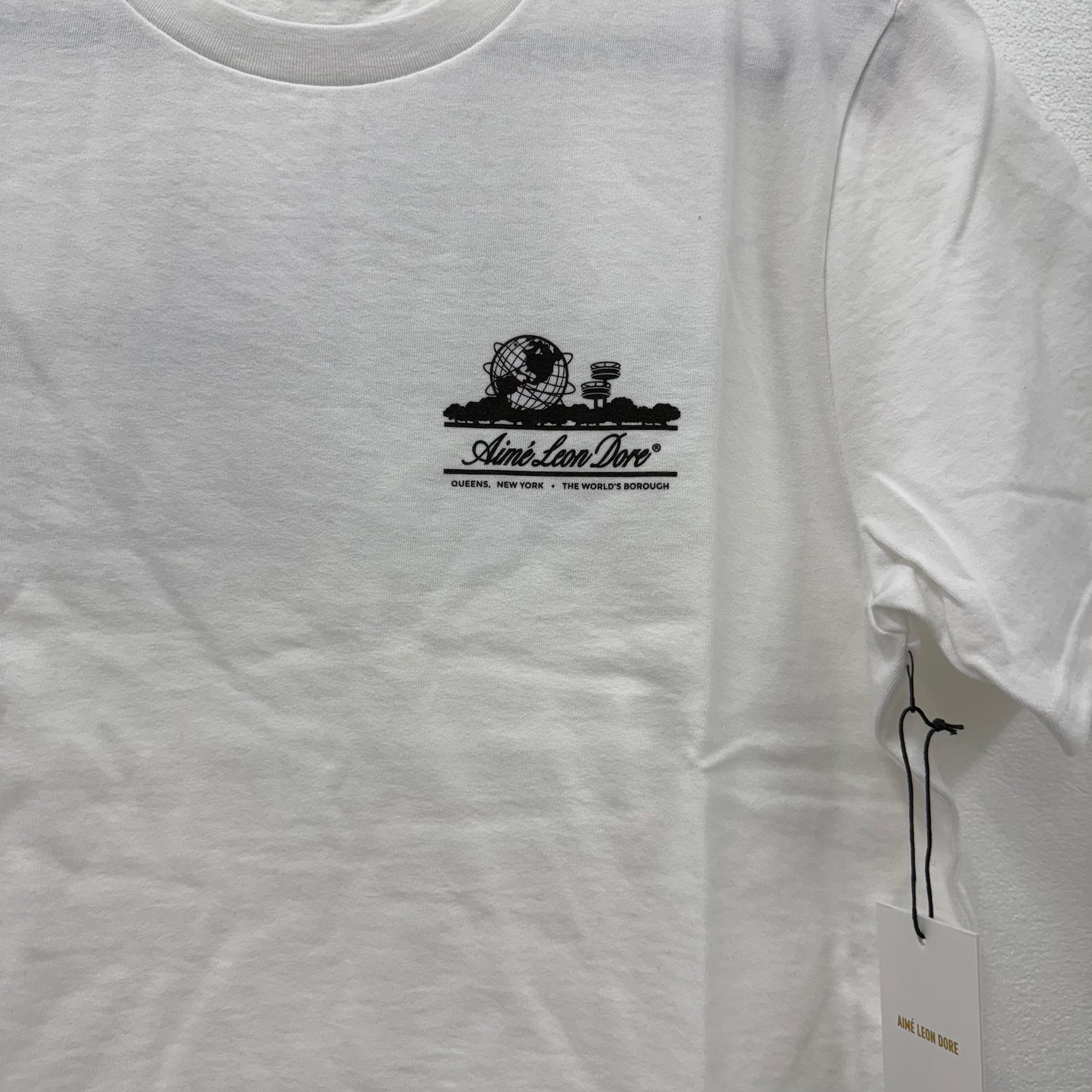 Aime Leon Dore Unisphere Tee White Size M