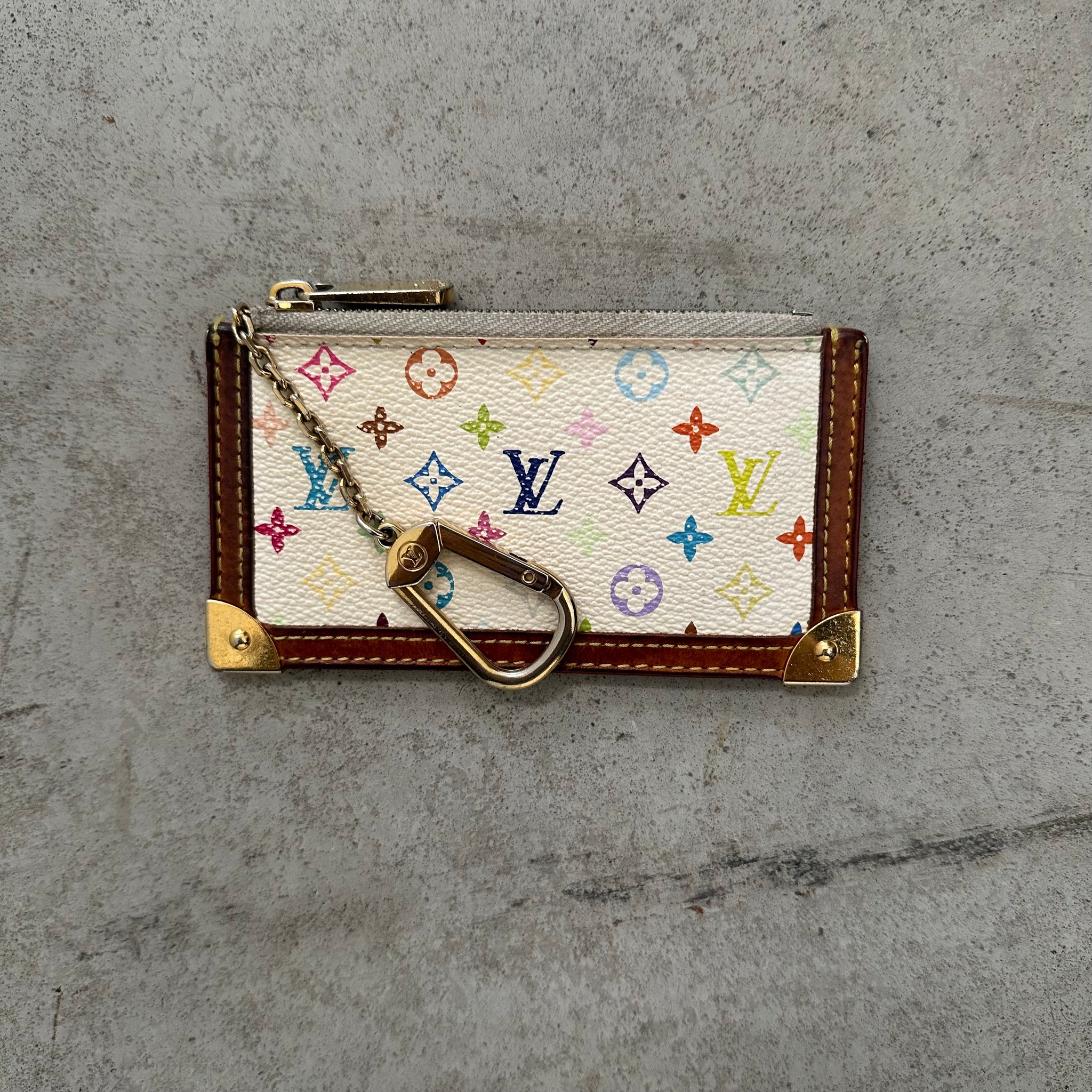 Louis Vuitton Takashi Murakami Pochette Cles Coin Purse