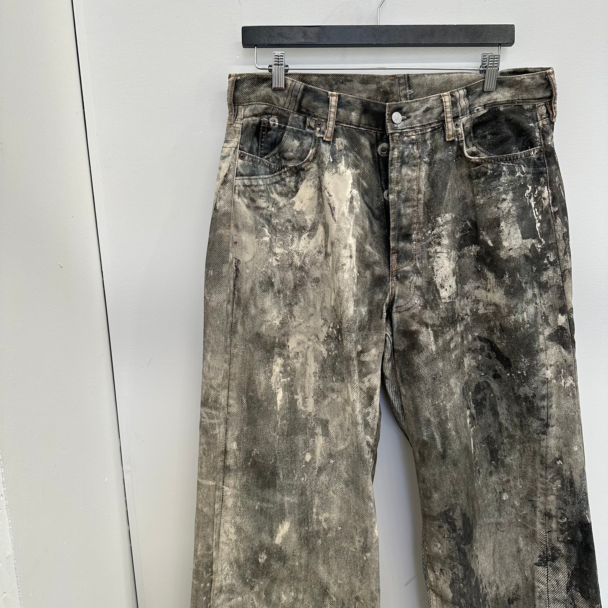 Acne Studios Loose Fit Trousers 1981M Cold Grey
